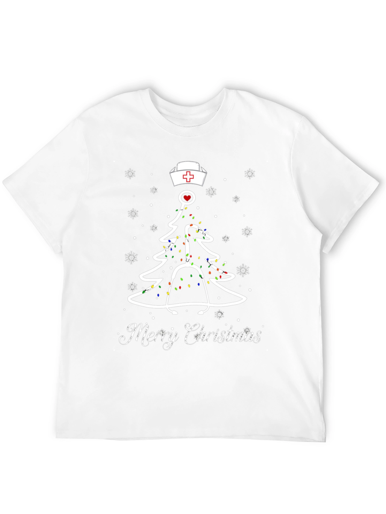 Nurse Christmas Tree T-Shirt