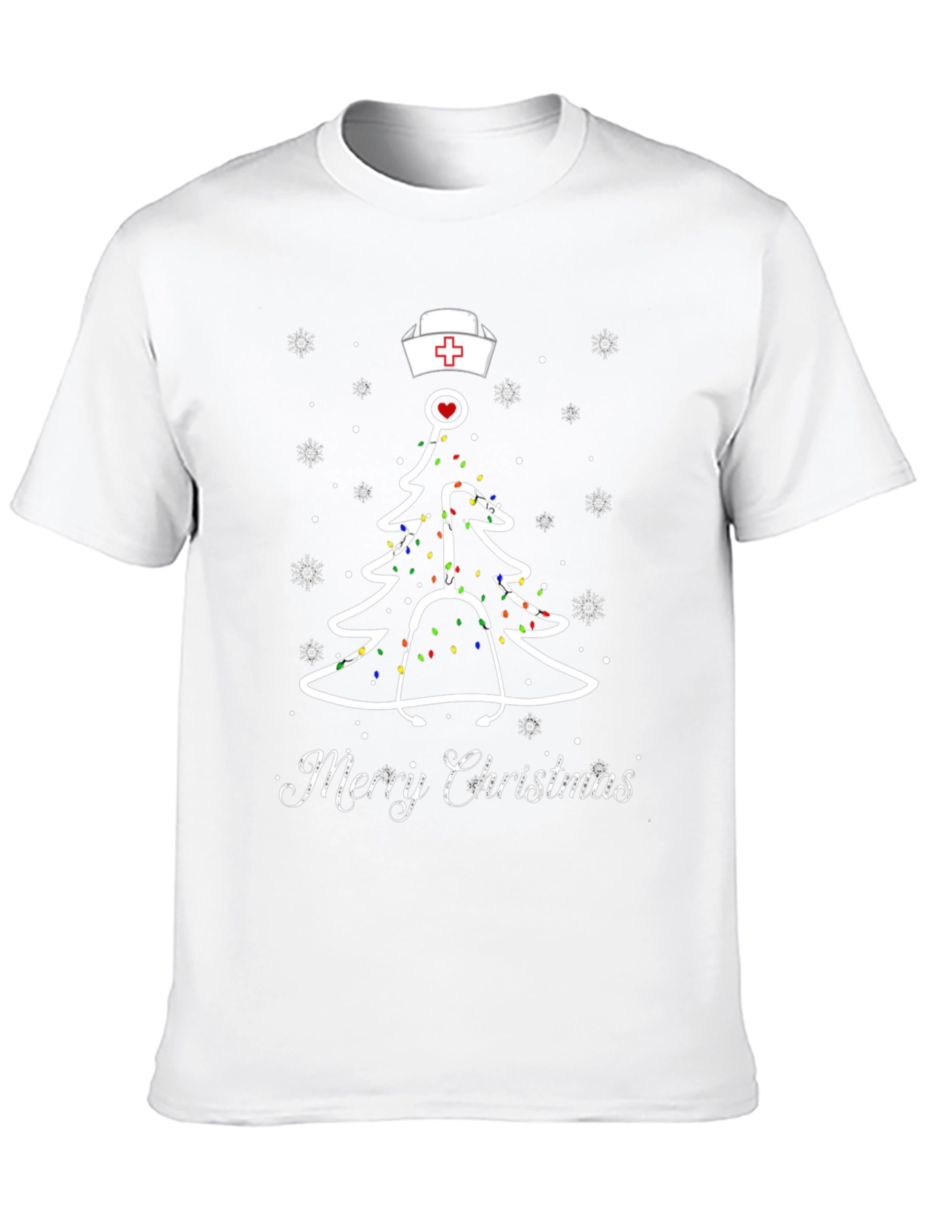 Nurse Christmas Tree T-Shirt