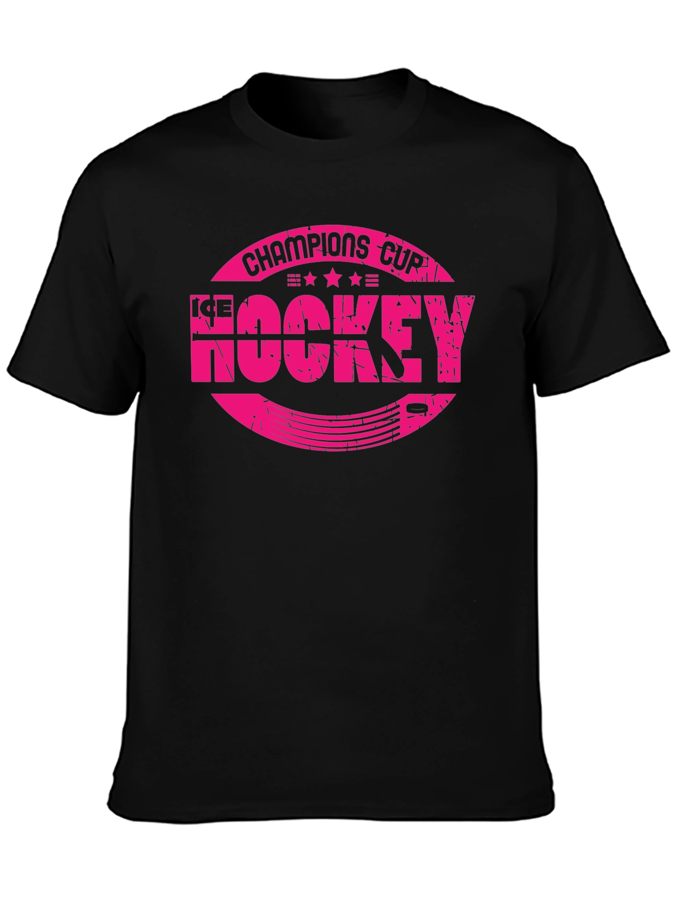 Champions Cup Ice Hockey Graphic T-Shirt