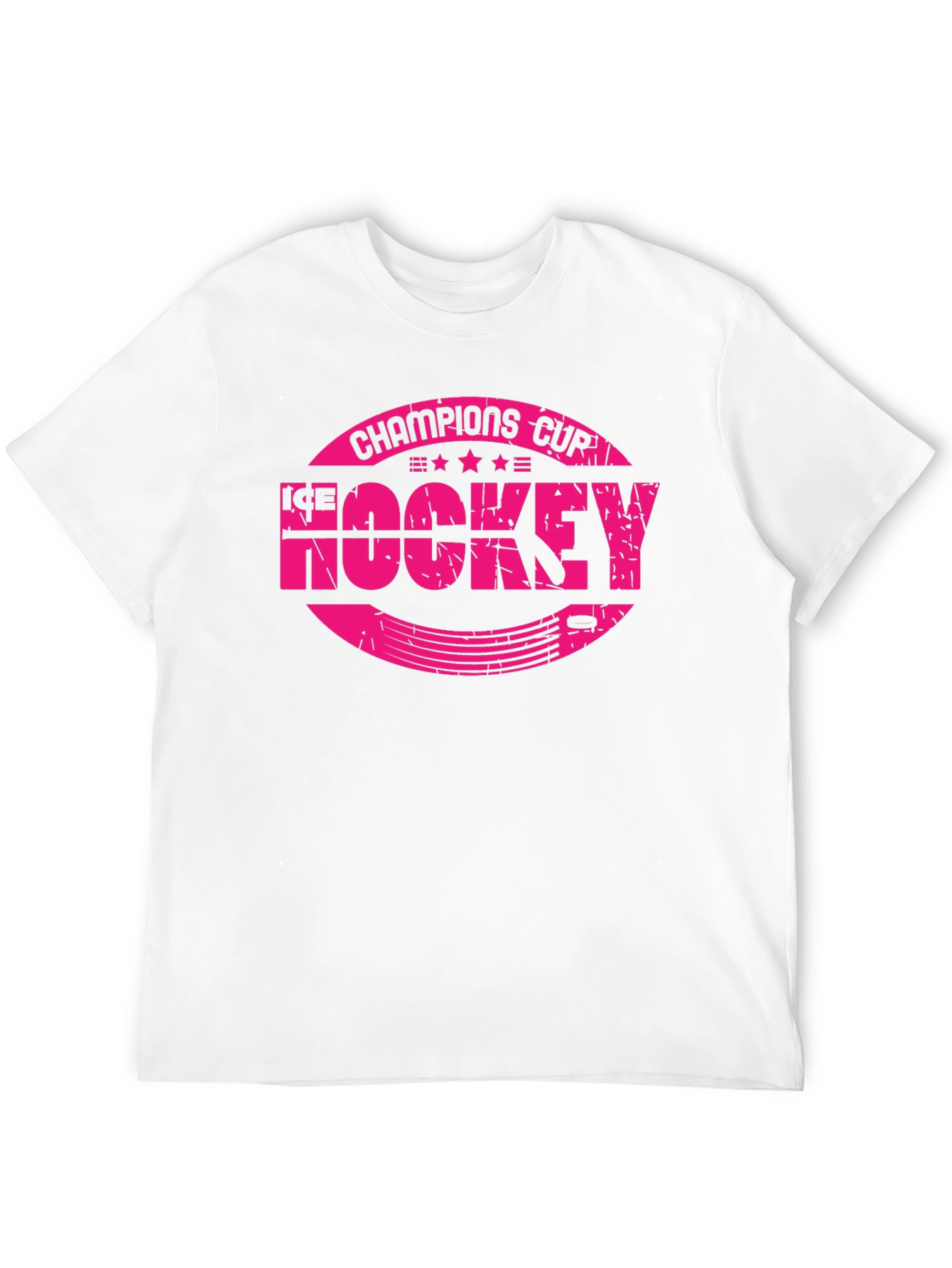 Champions Cup Ice Hockey Graphic T-Shirt