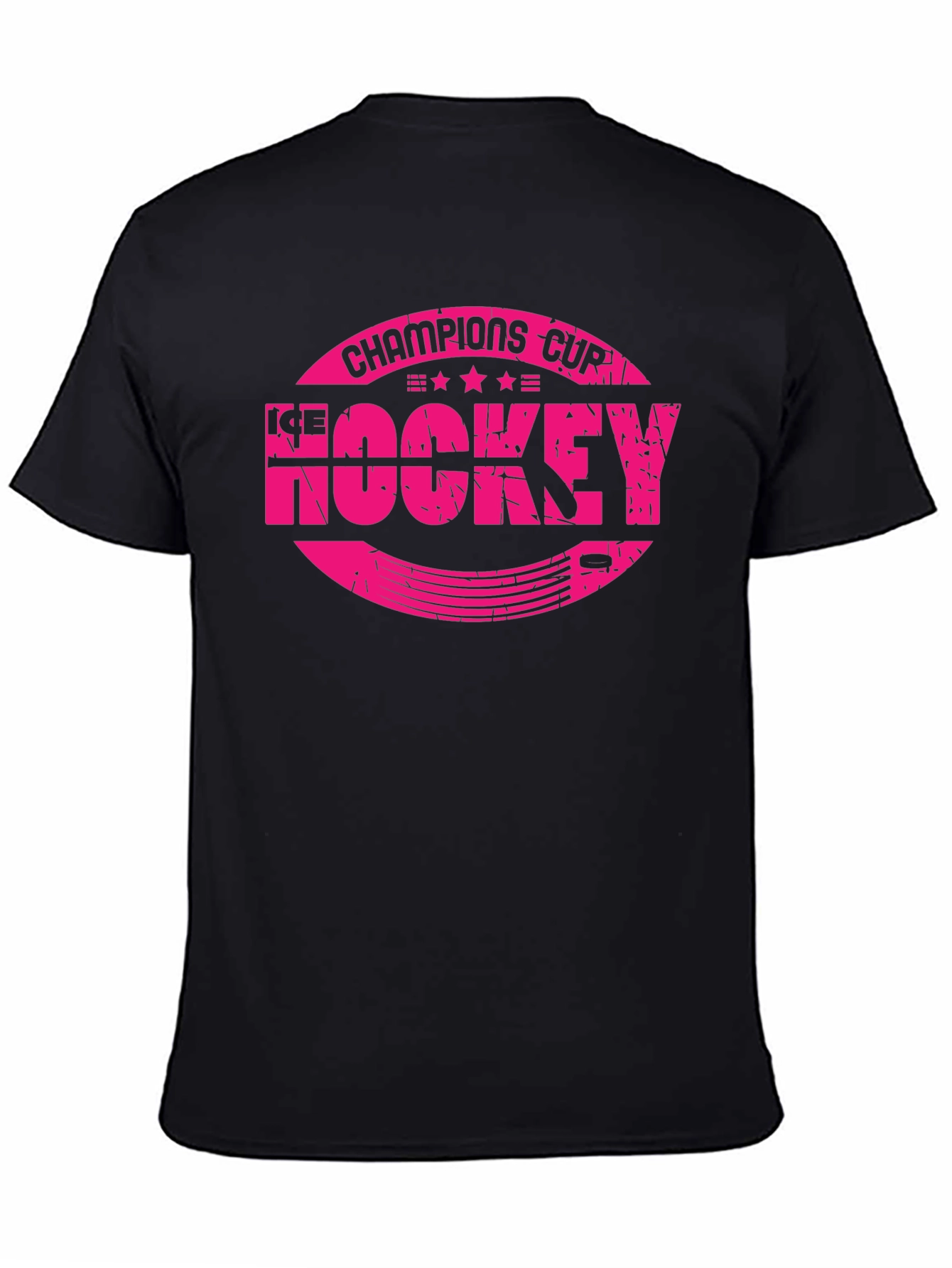 Champions Cup Ice Hockey Graphic T-Shirt