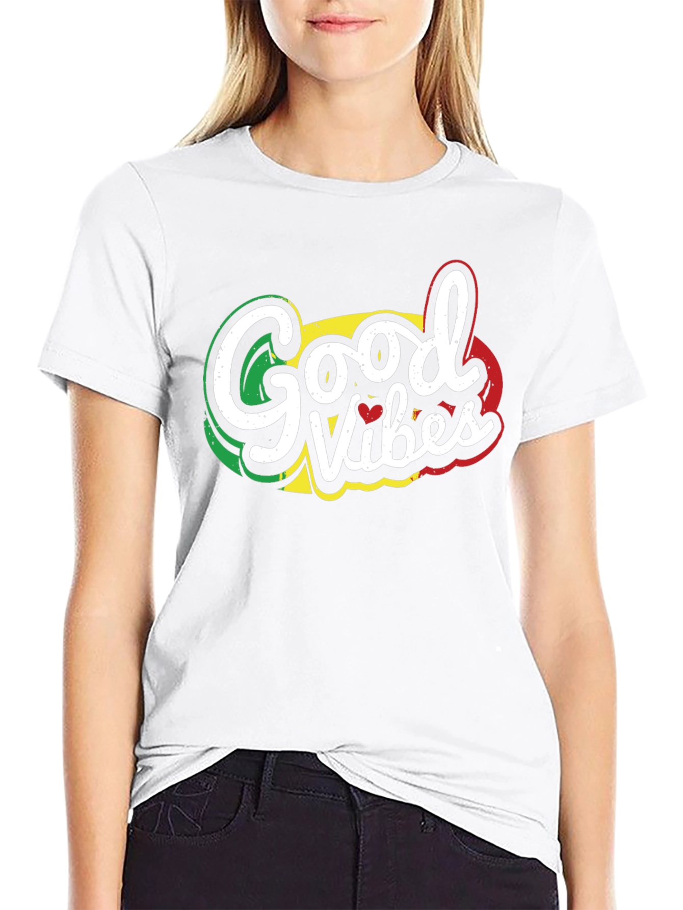 Good Vibes Graphic T-Shirt - Black