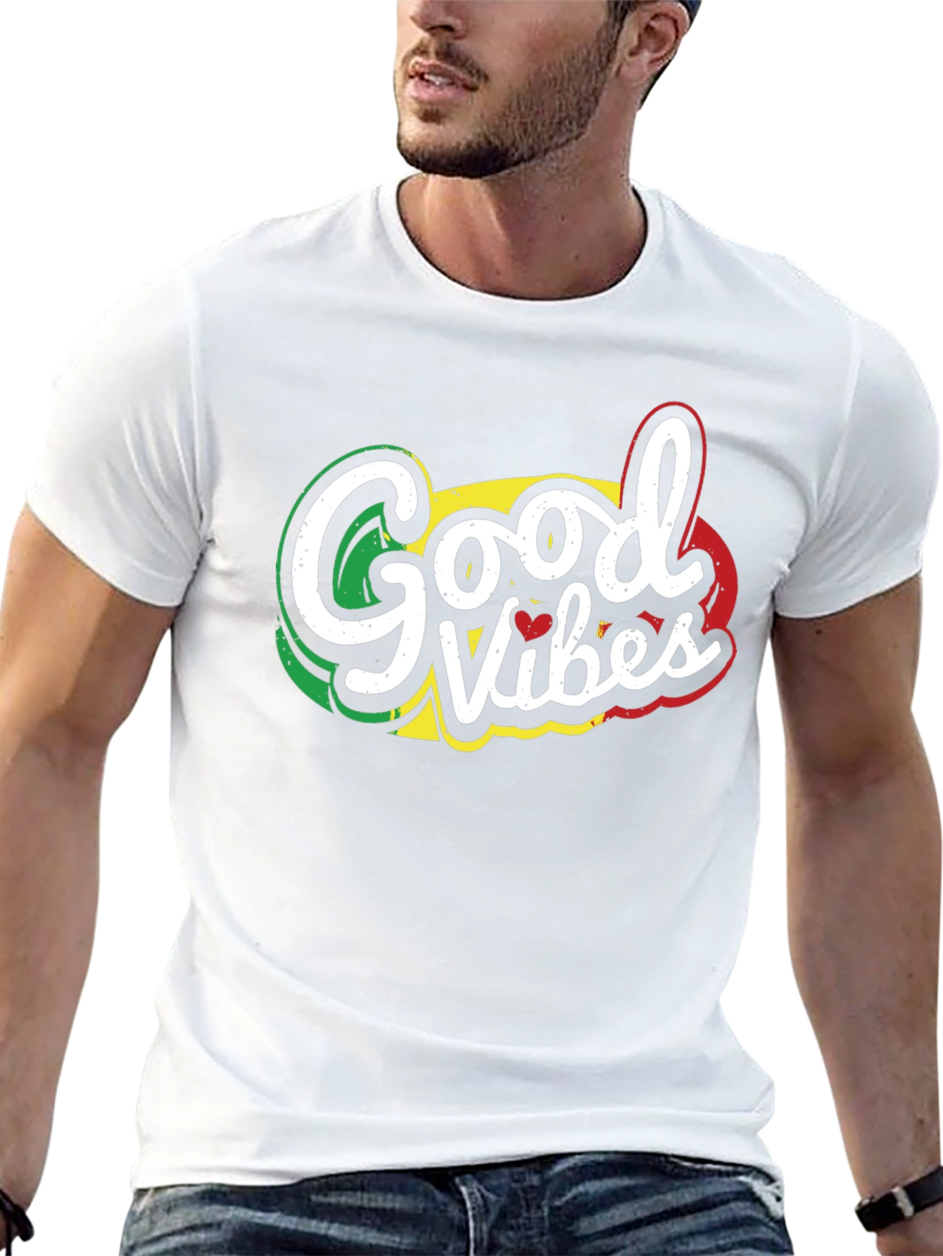 Good Vibes Graphic T-Shirt - Black