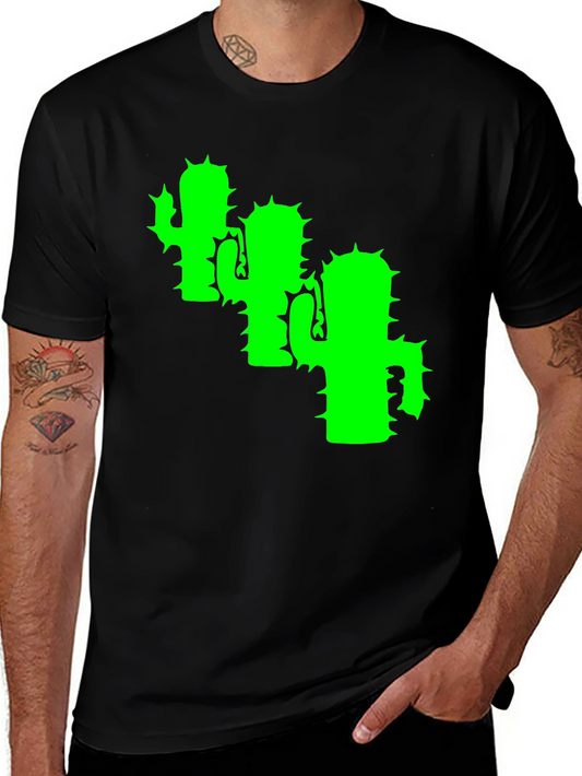 Cactus T-Shirt - Black Cotton Tee