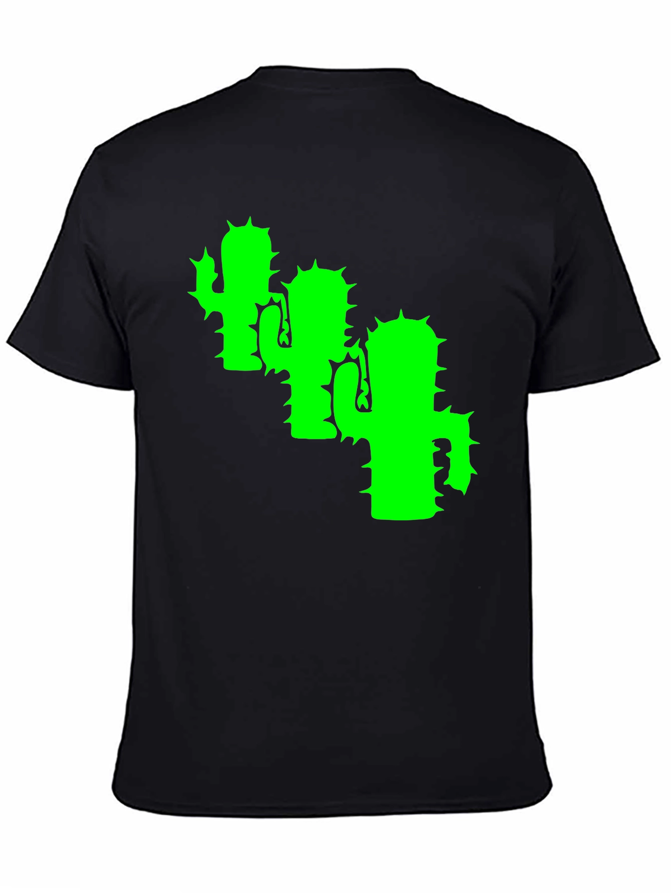 Cactus T-Shirt - Black Cotton Tee