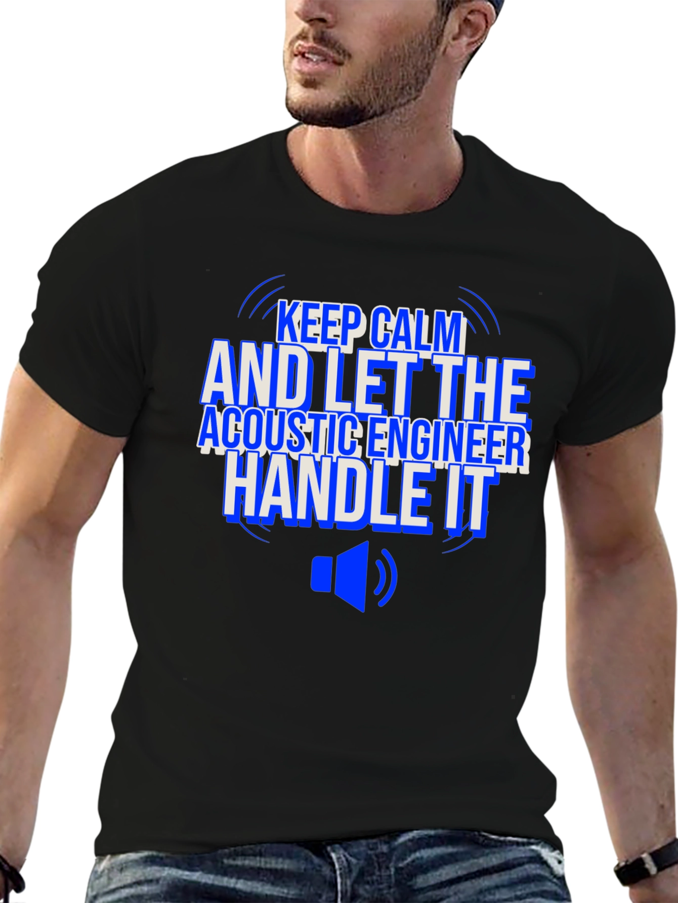 Acoustic Engineer T-Shirt - Keep Calm and Handle It