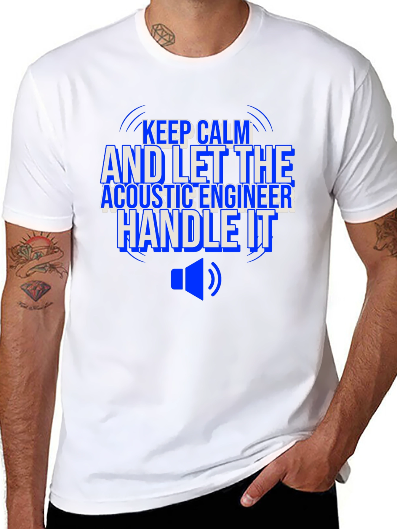 Acoustic Engineer T-Shirt - Keep Calm and Handle It