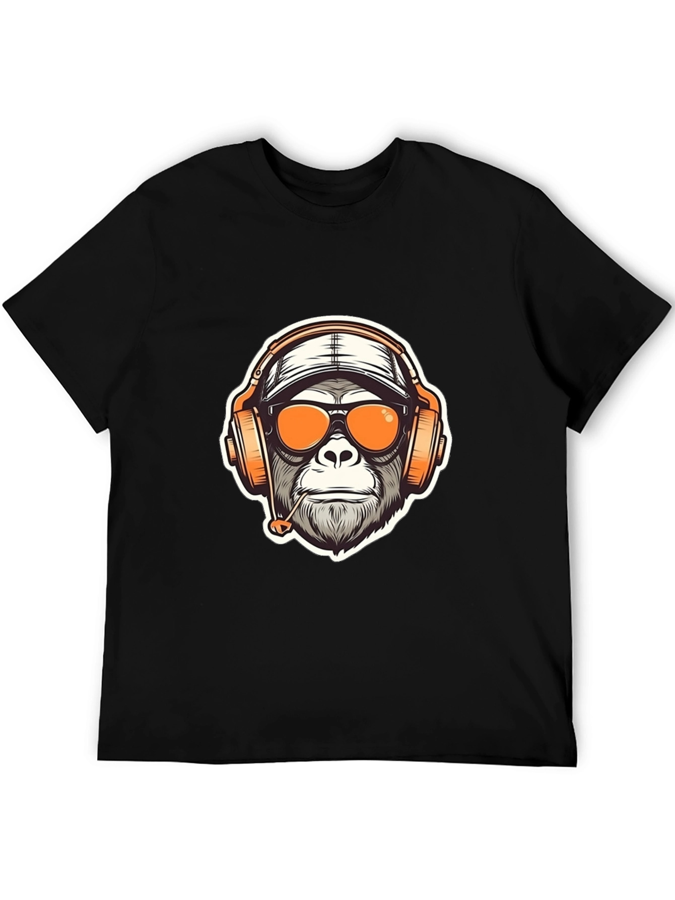 Cool Ape Gamer Black T-Shirt