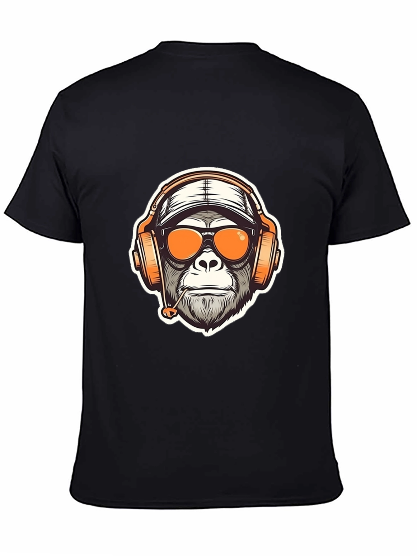 Cool Ape Gamer Black T-Shirt