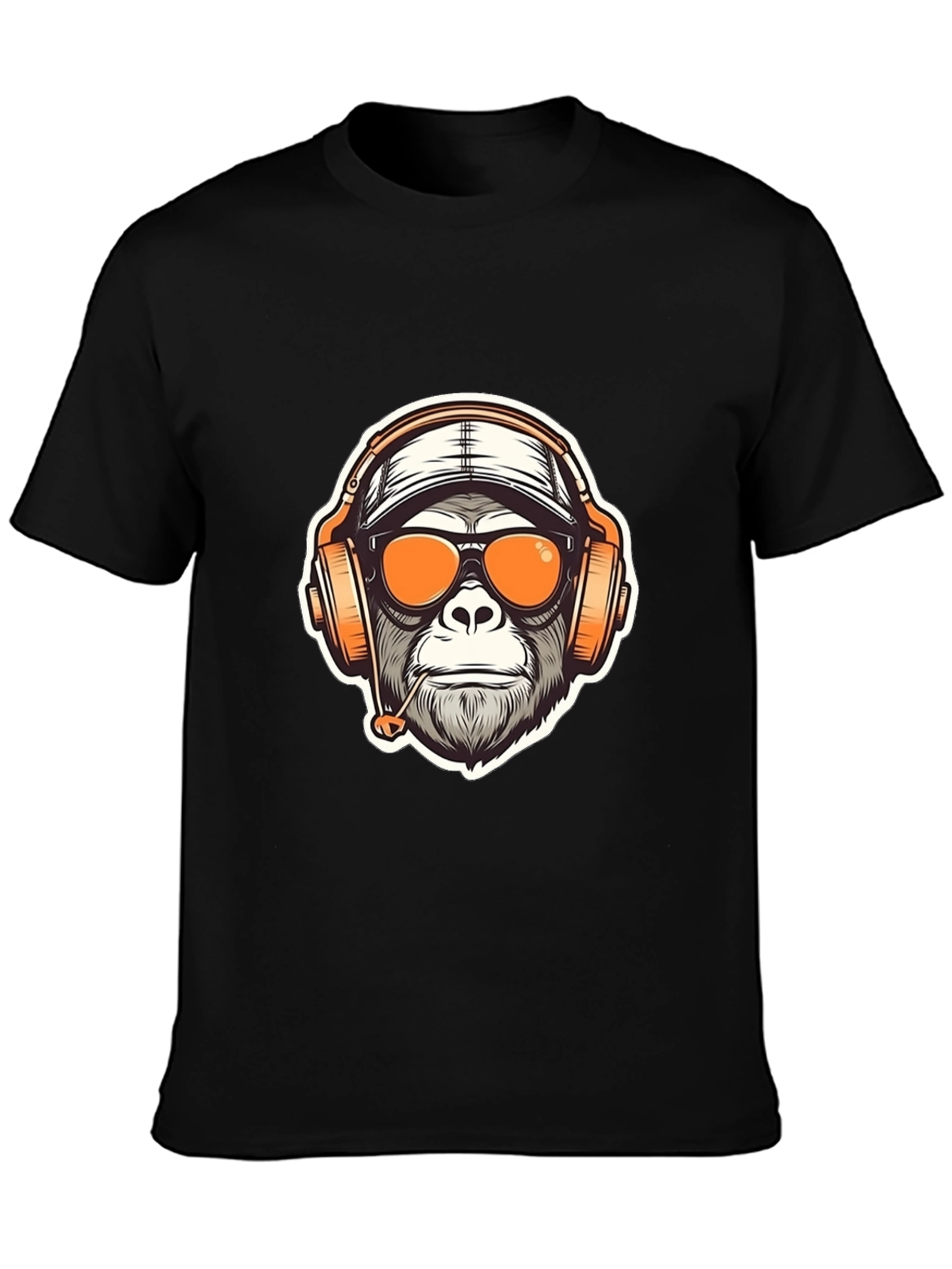 Cool Ape Gamer Black T-Shirt