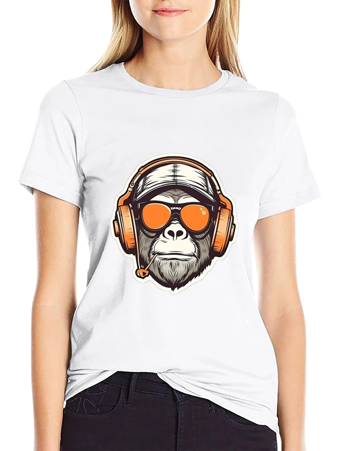 Cool Ape Gamer Black T-Shirt