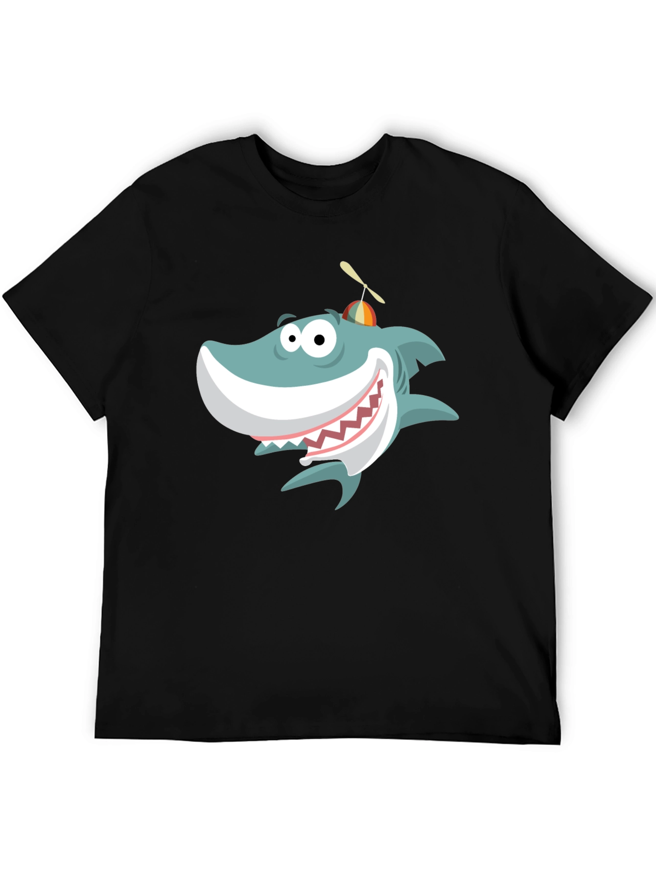 Cartoon Shark Graphic Tee - Fun & Unique Design