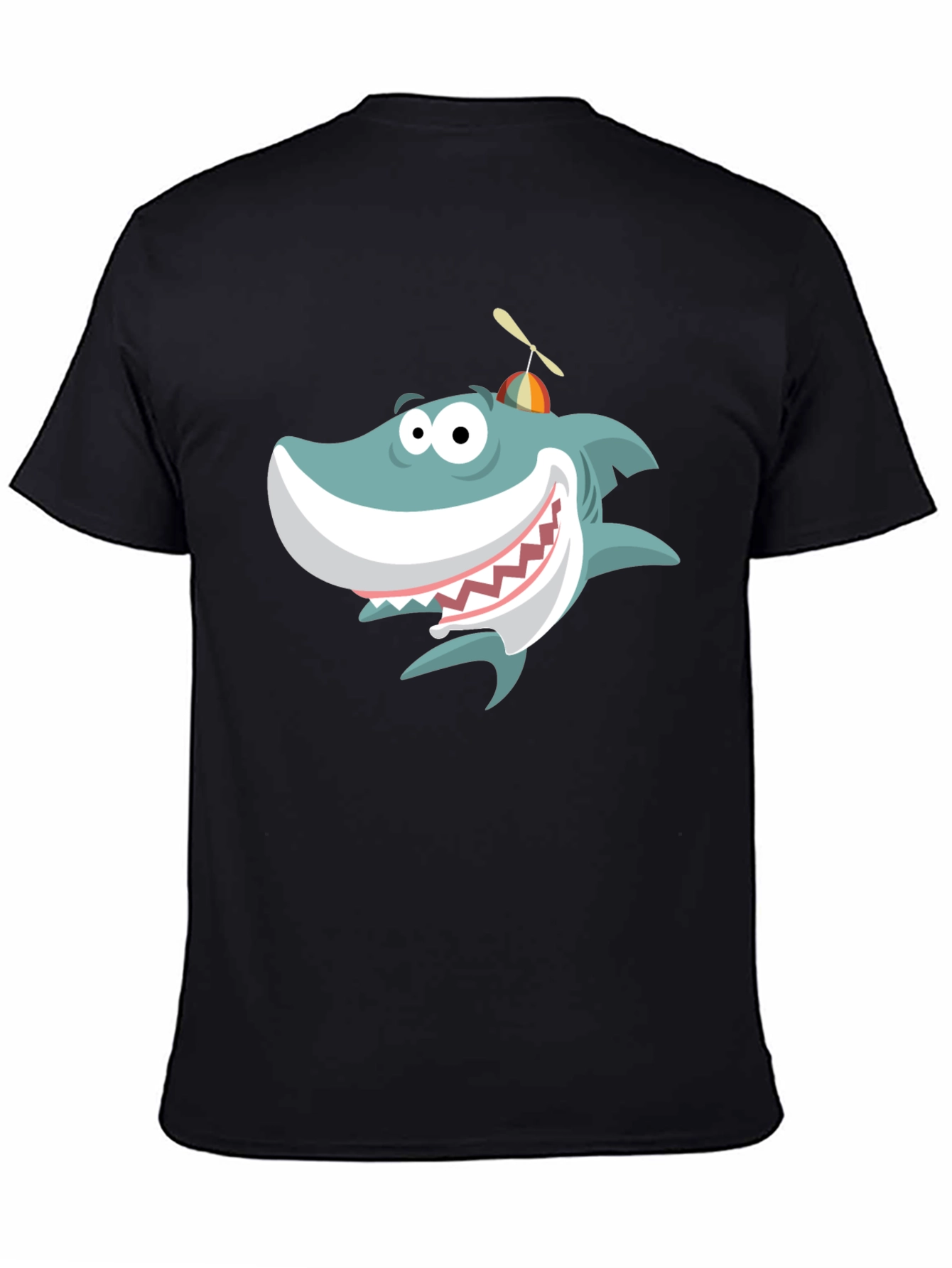 Cartoon Shark Graphic Tee - Fun & Unique Design