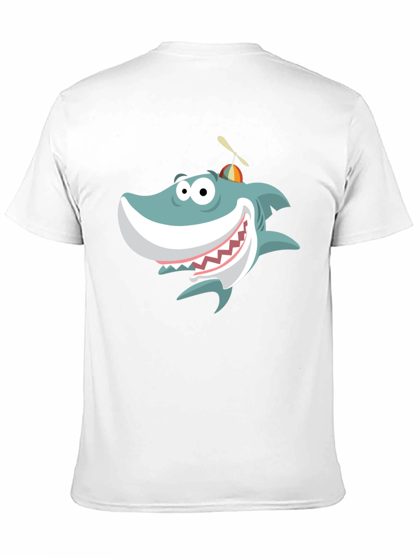 Cartoon Shark Graphic Tee - Fun & Unique Design