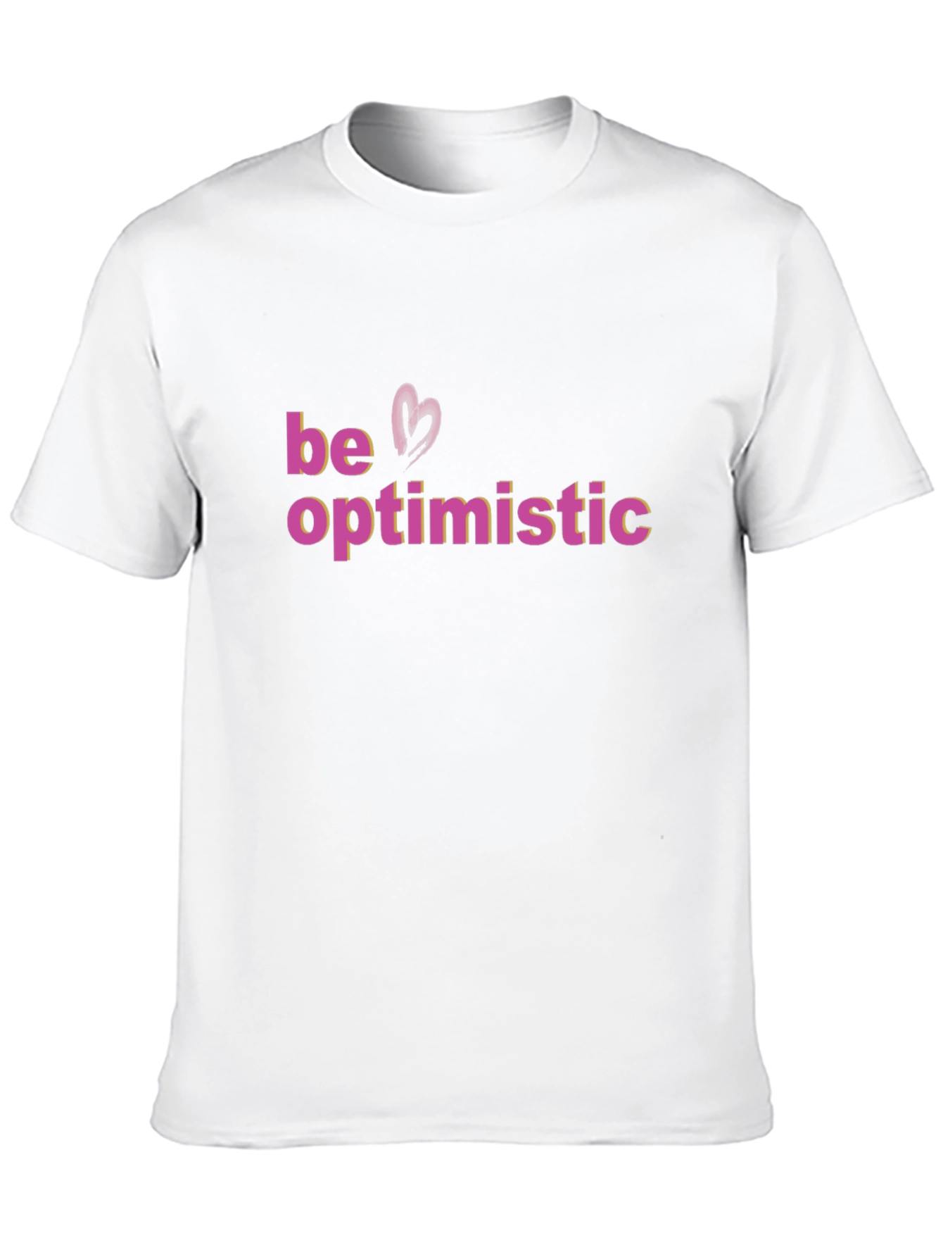 Be Optimistic Graphic Tee - Stylish Comfort