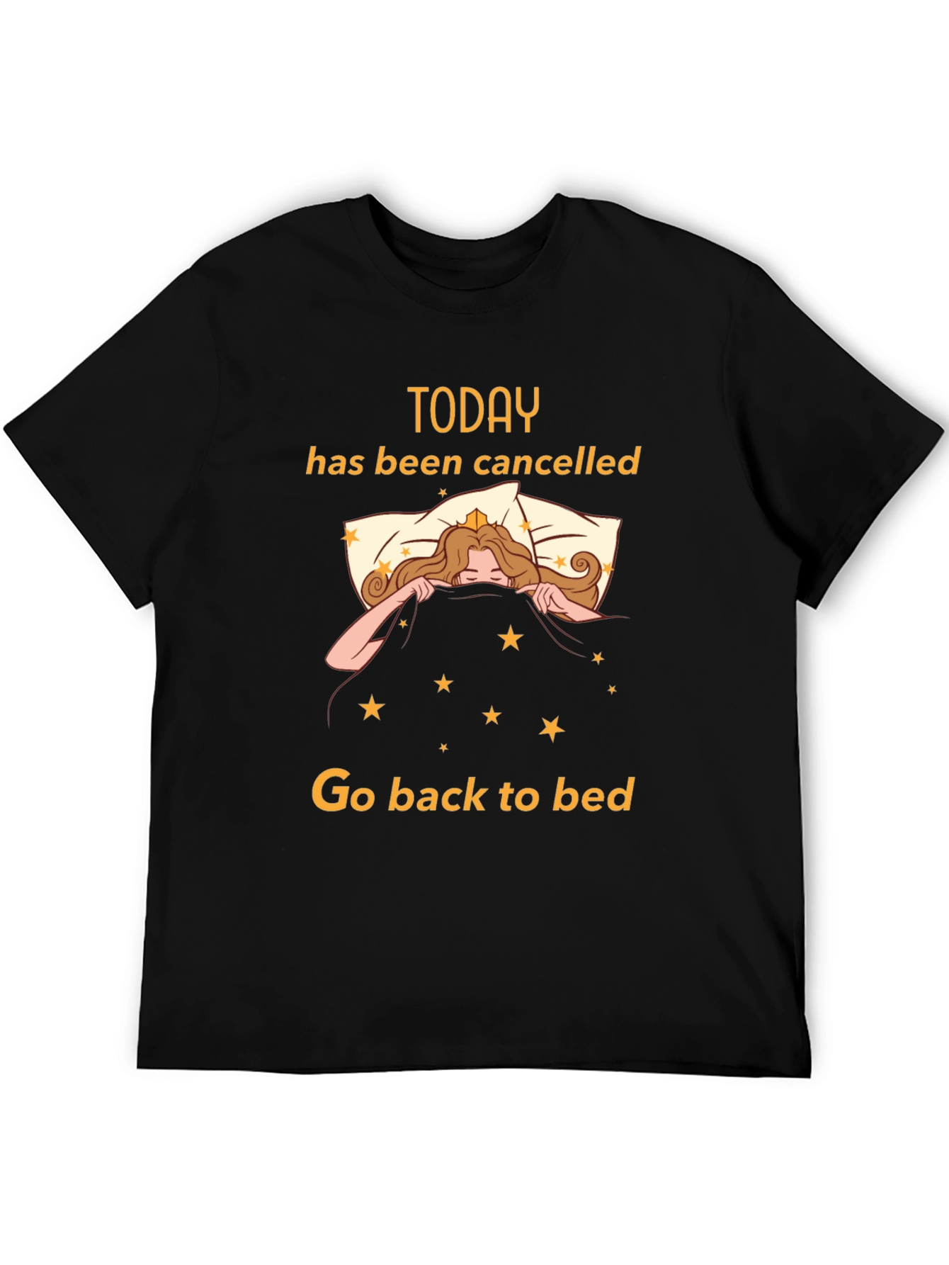 Today Cancelled Black T-Shirt