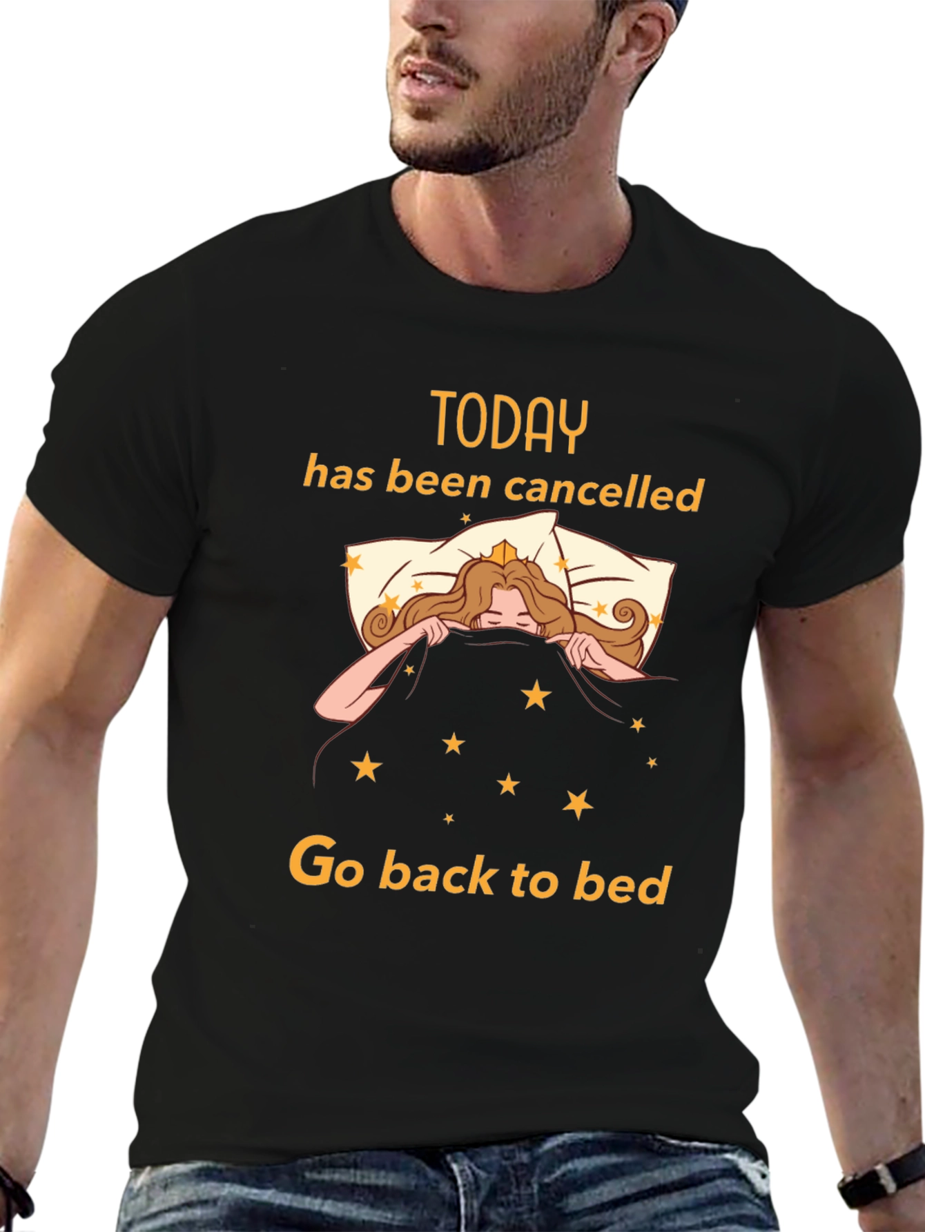 Today Cancelled Black T-Shirt