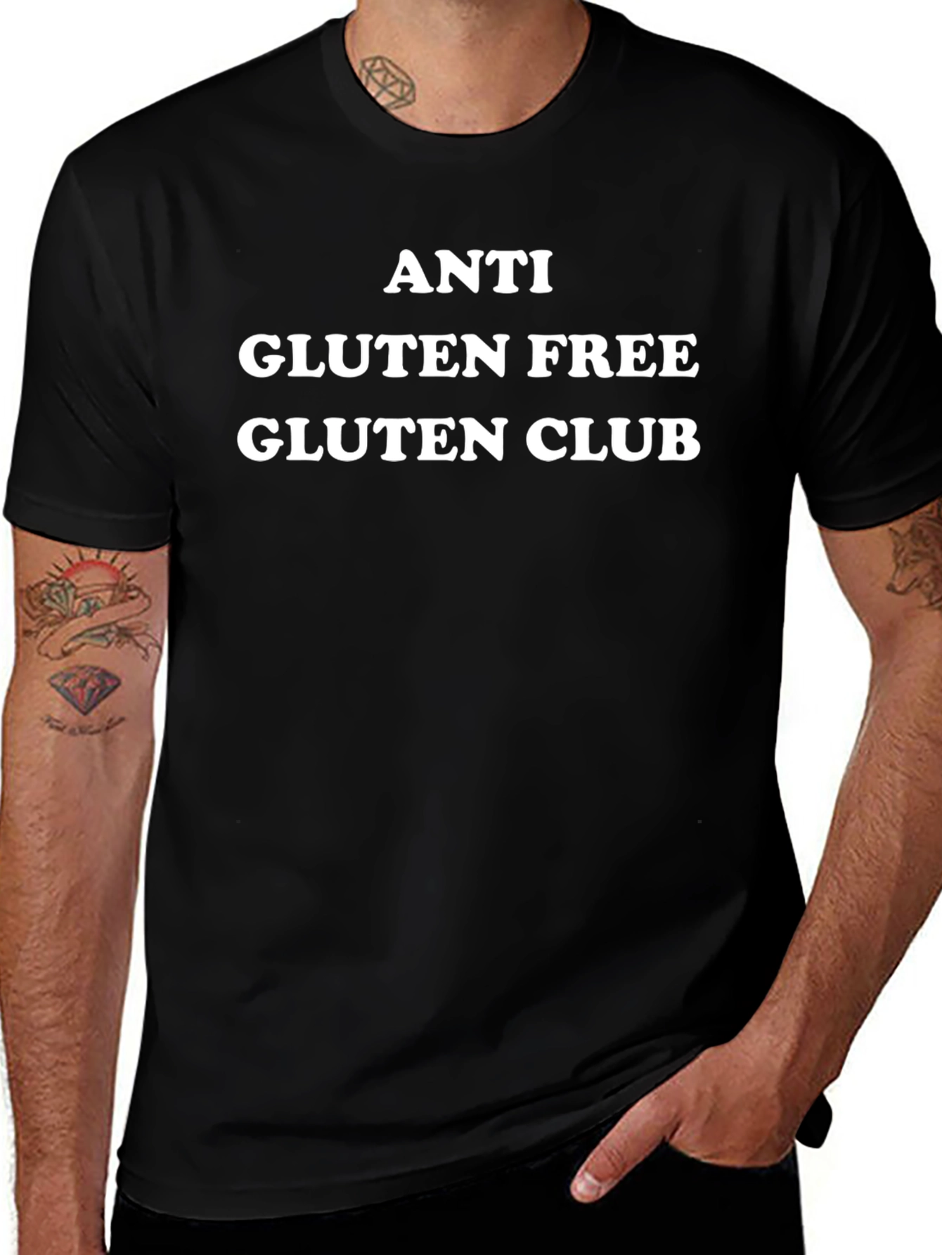 Anti Gluten Free Gluten Club T-Shirt