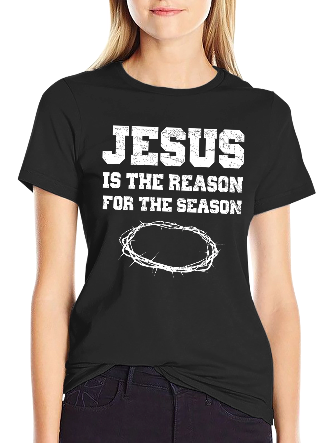 Jesus Is The Reason Black T-Shirt