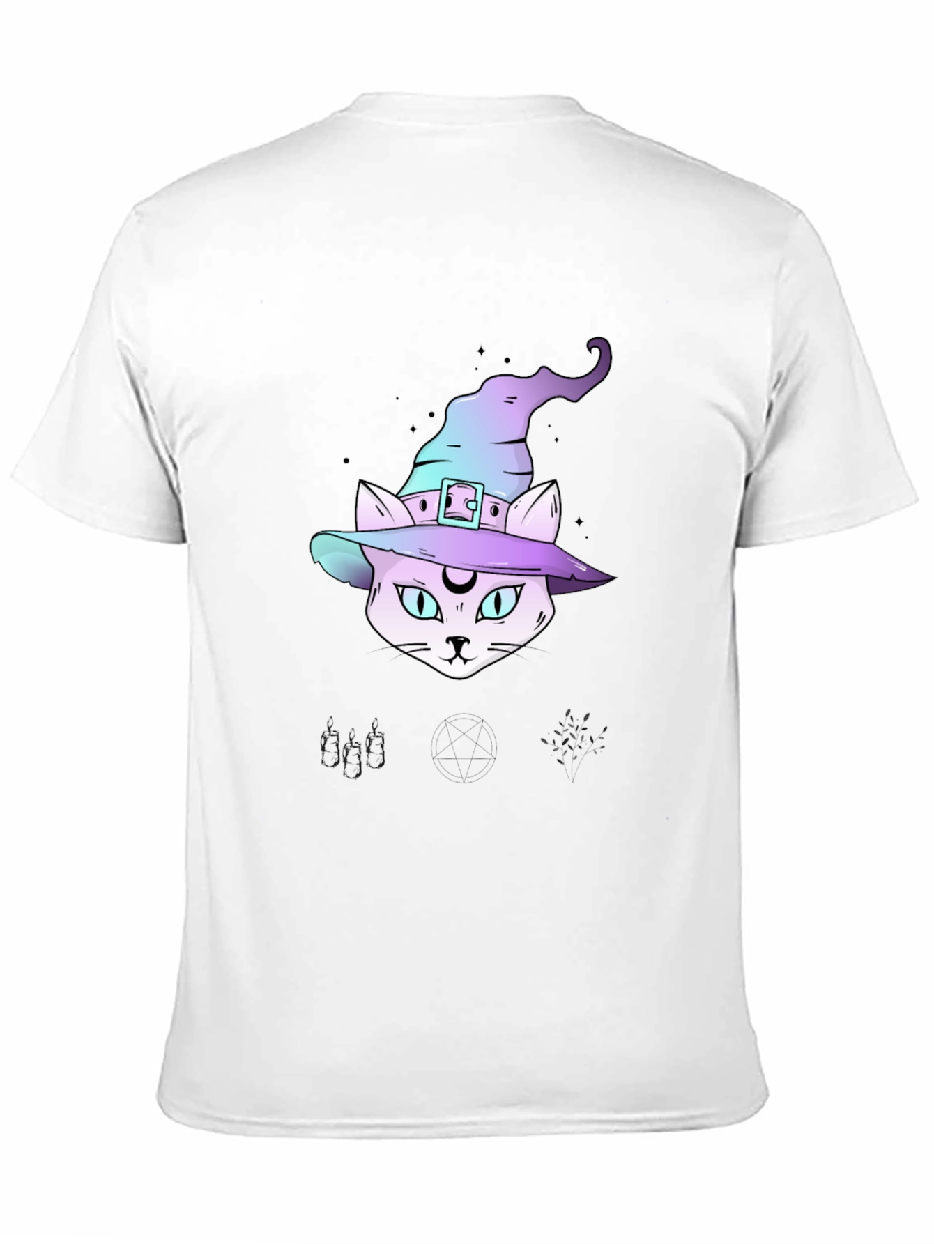Witchy Cat T-Shirt - Halloween Style