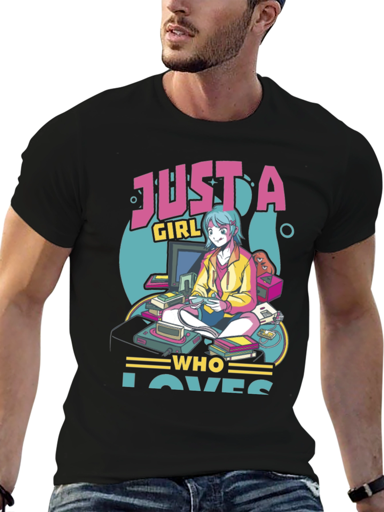 Gamer Girl T-Shirt: Just a Girl Who Loves Games