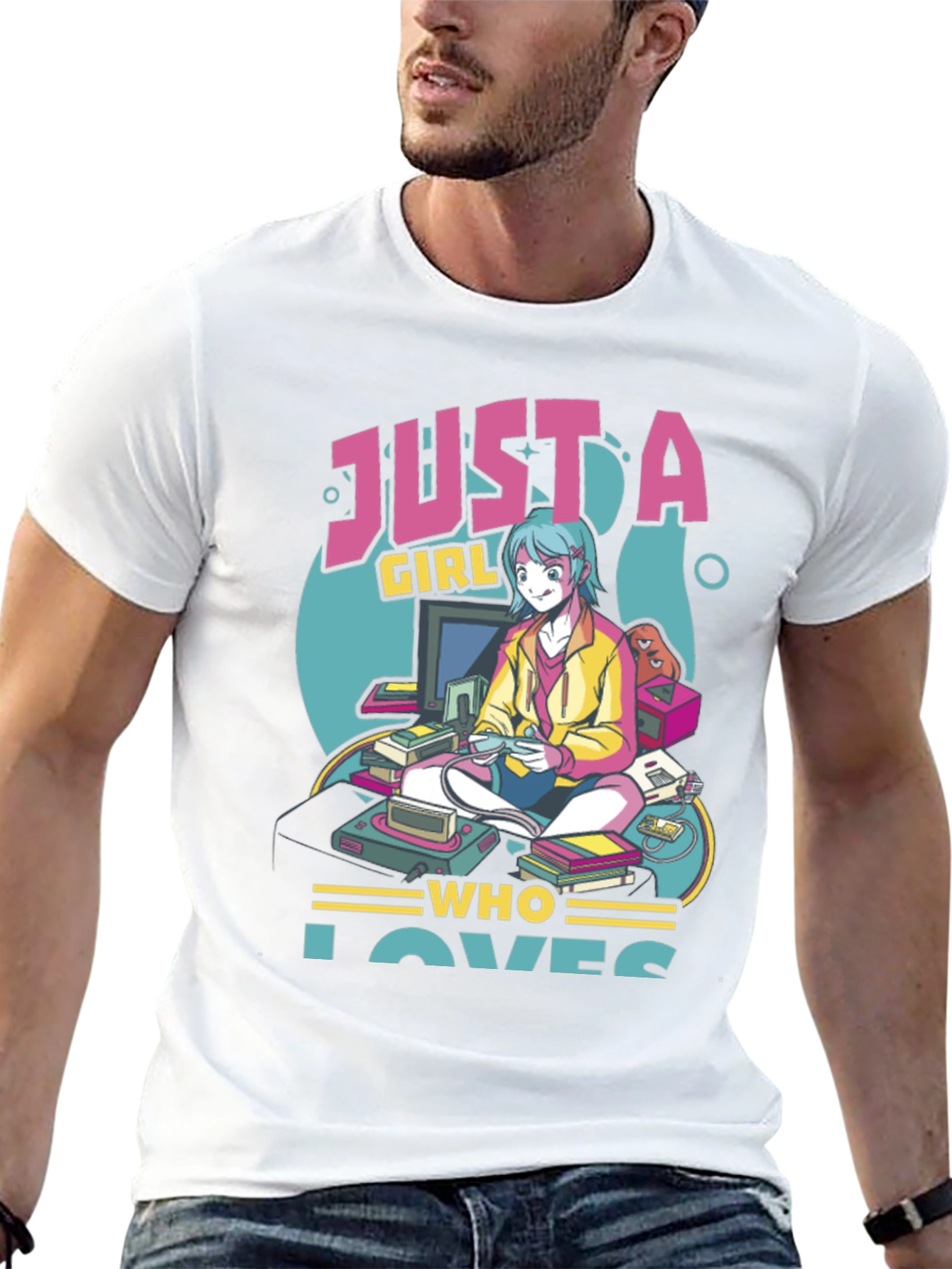 Gamer Girl T-Shirt: Just a Girl Who Loves Games