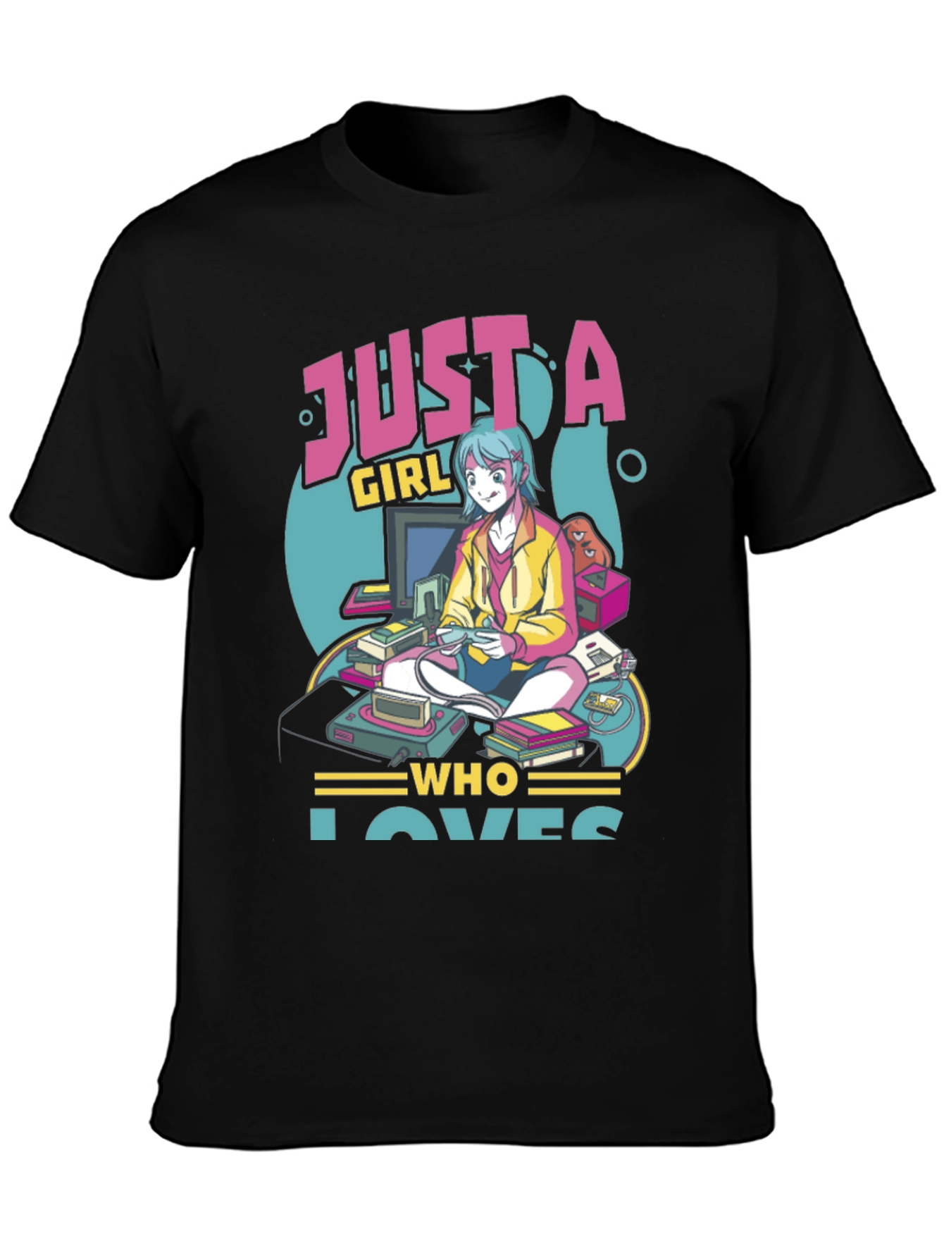 Gamer Girl T-Shirt: Just a Girl Who Loves Games
