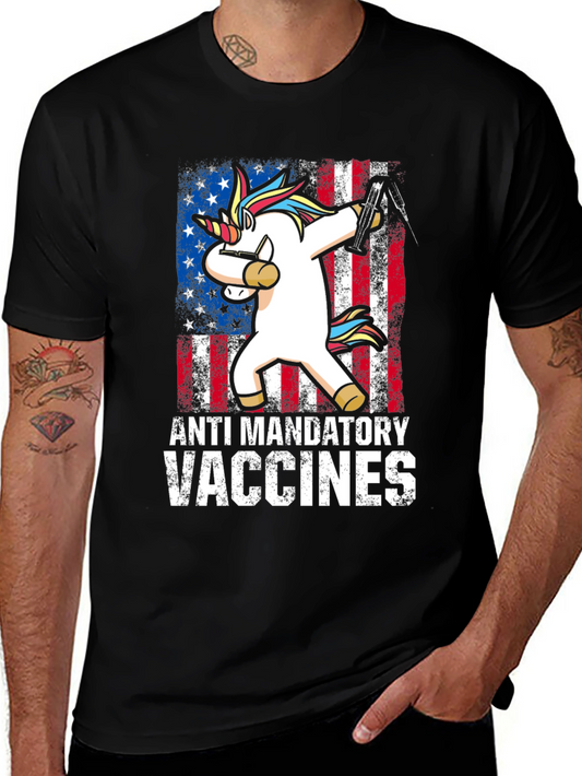 Anti Mandatory Vaccine Unicorn Tee