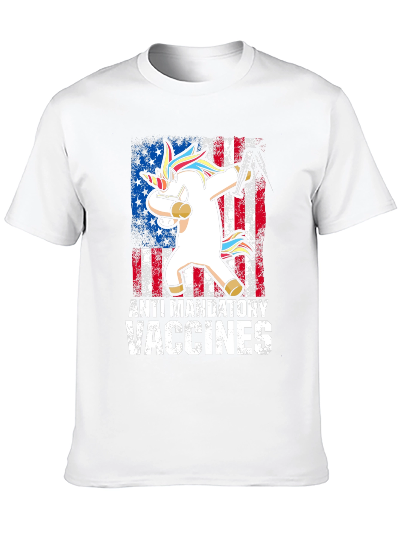 Anti Mandatory Vaccine Unicorn Tee