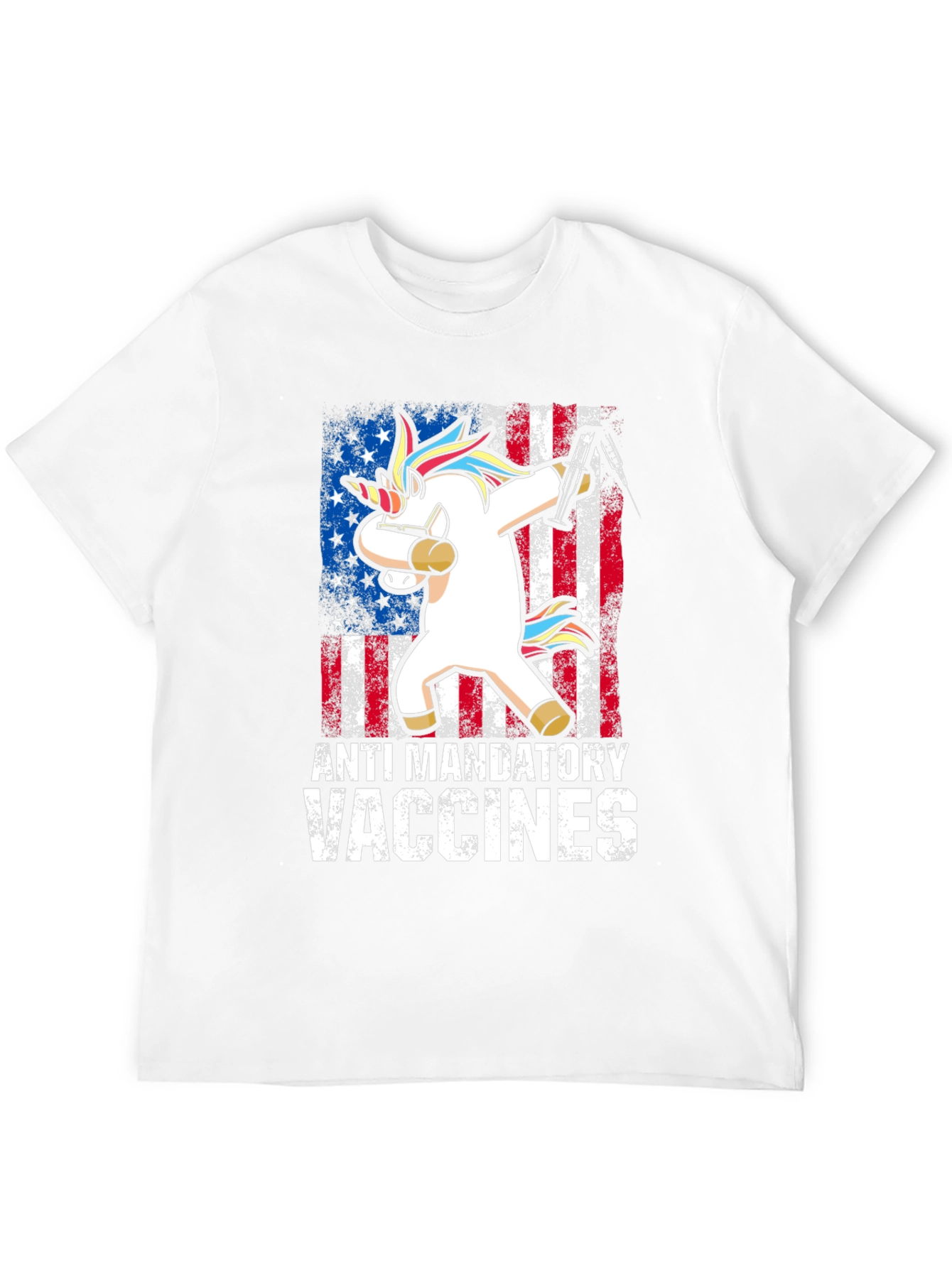 Anti Mandatory Vaccine Unicorn Tee
