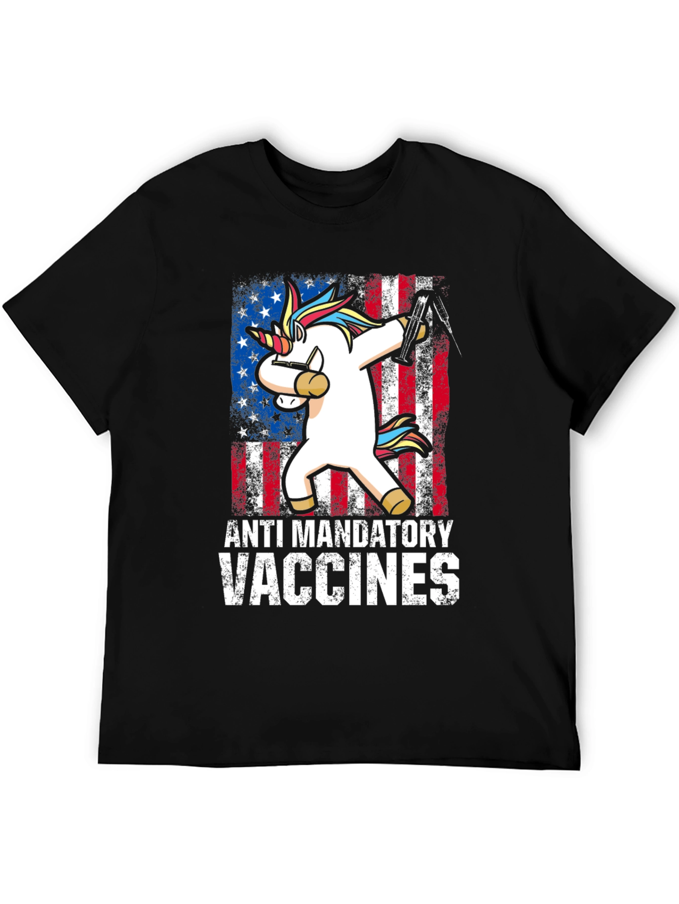 Anti Mandatory Vaccine Unicorn Tee