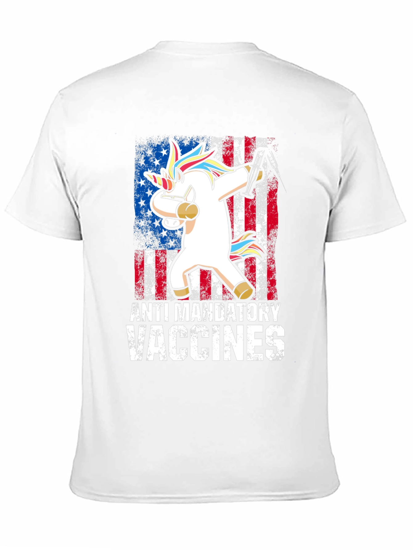 Anti Mandatory Vaccine Unicorn Tee