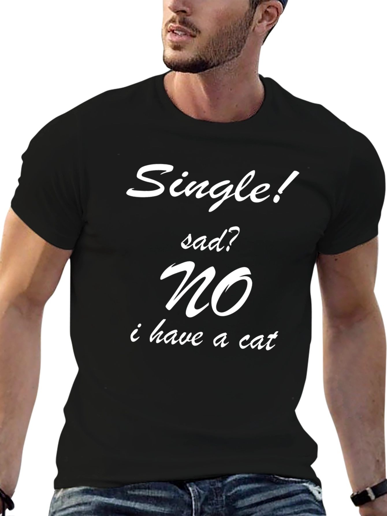 Single? No I Have A Cat T-Shirt