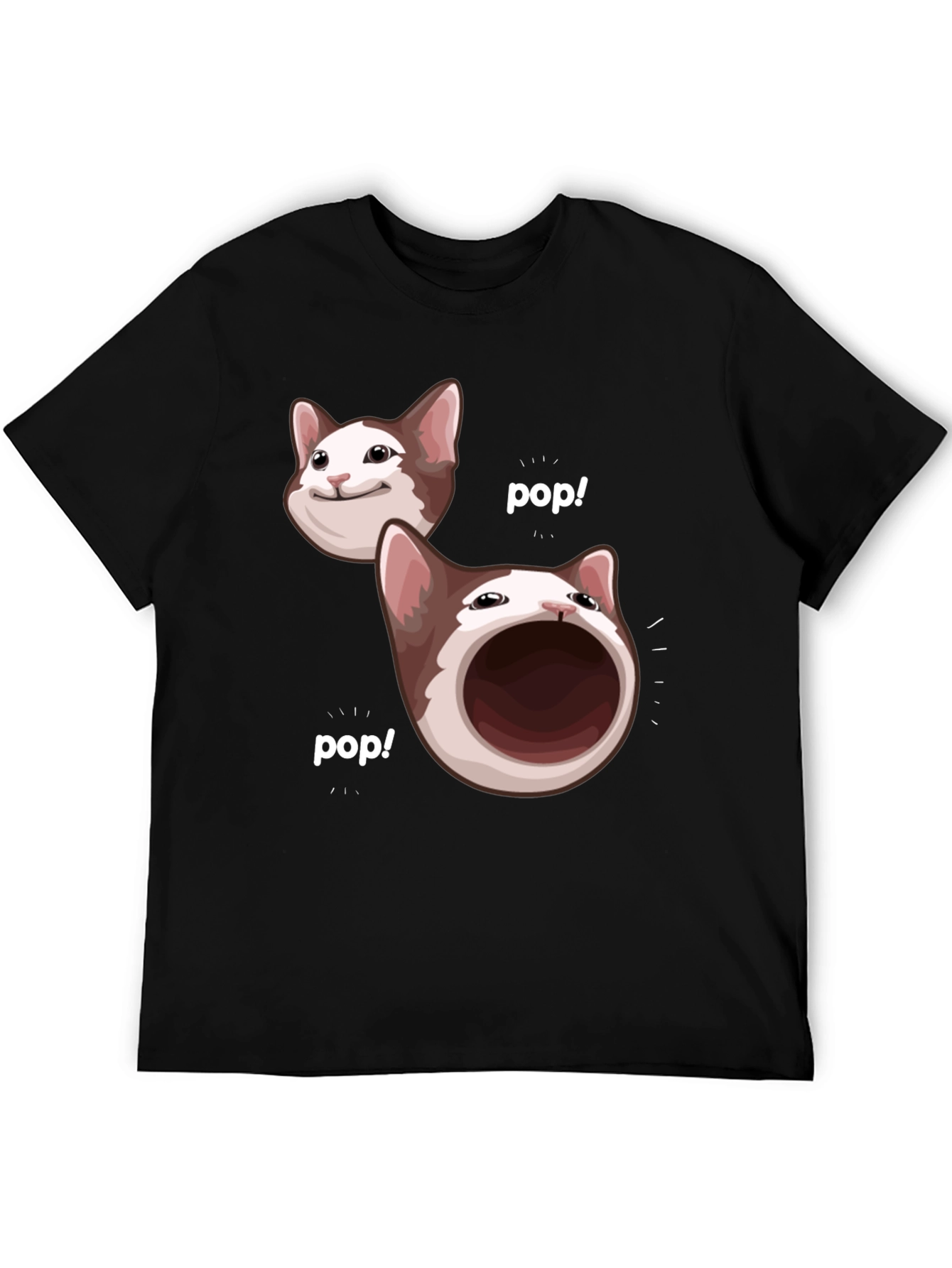 Pop Cat Meme T-Shirt
