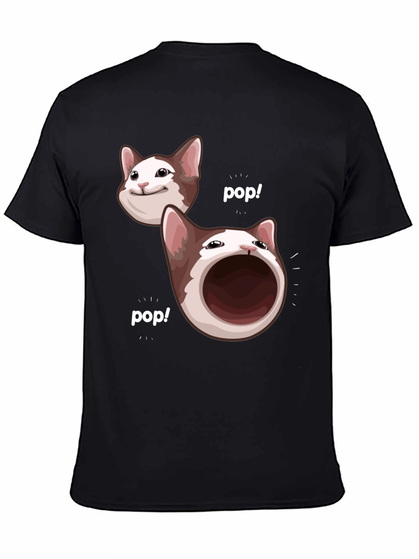 Pop Cat Meme T-Shirt