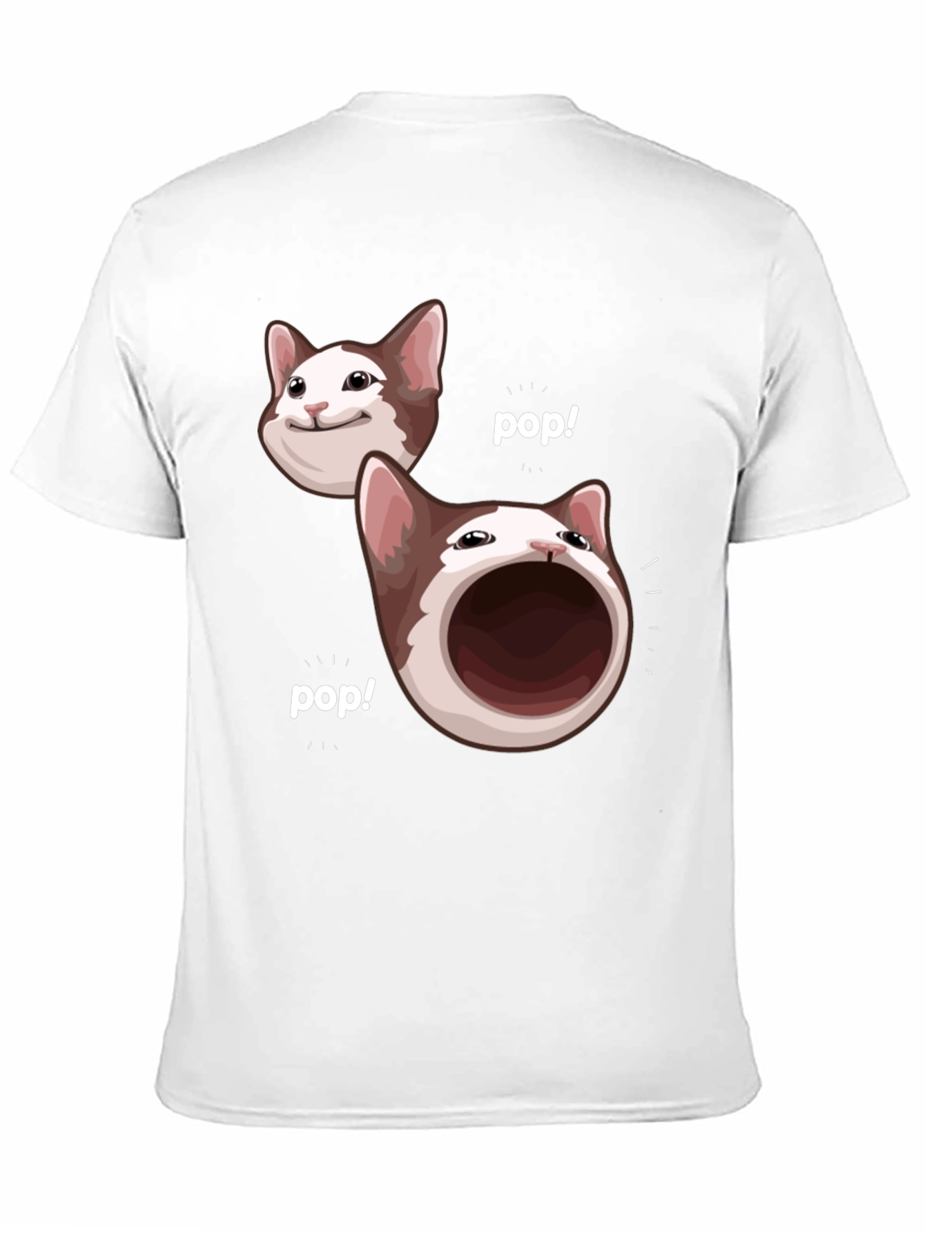 Pop Cat Meme T-Shirt