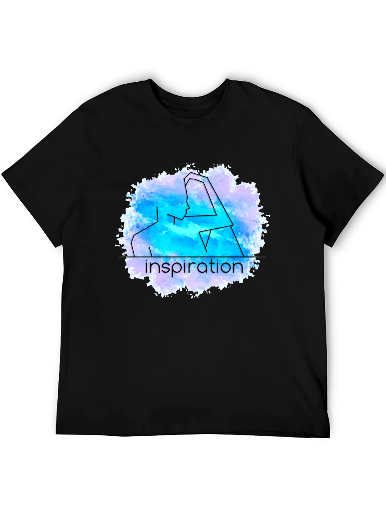 Inspiration Line Art T-Shirt - Modern Graphic Tee