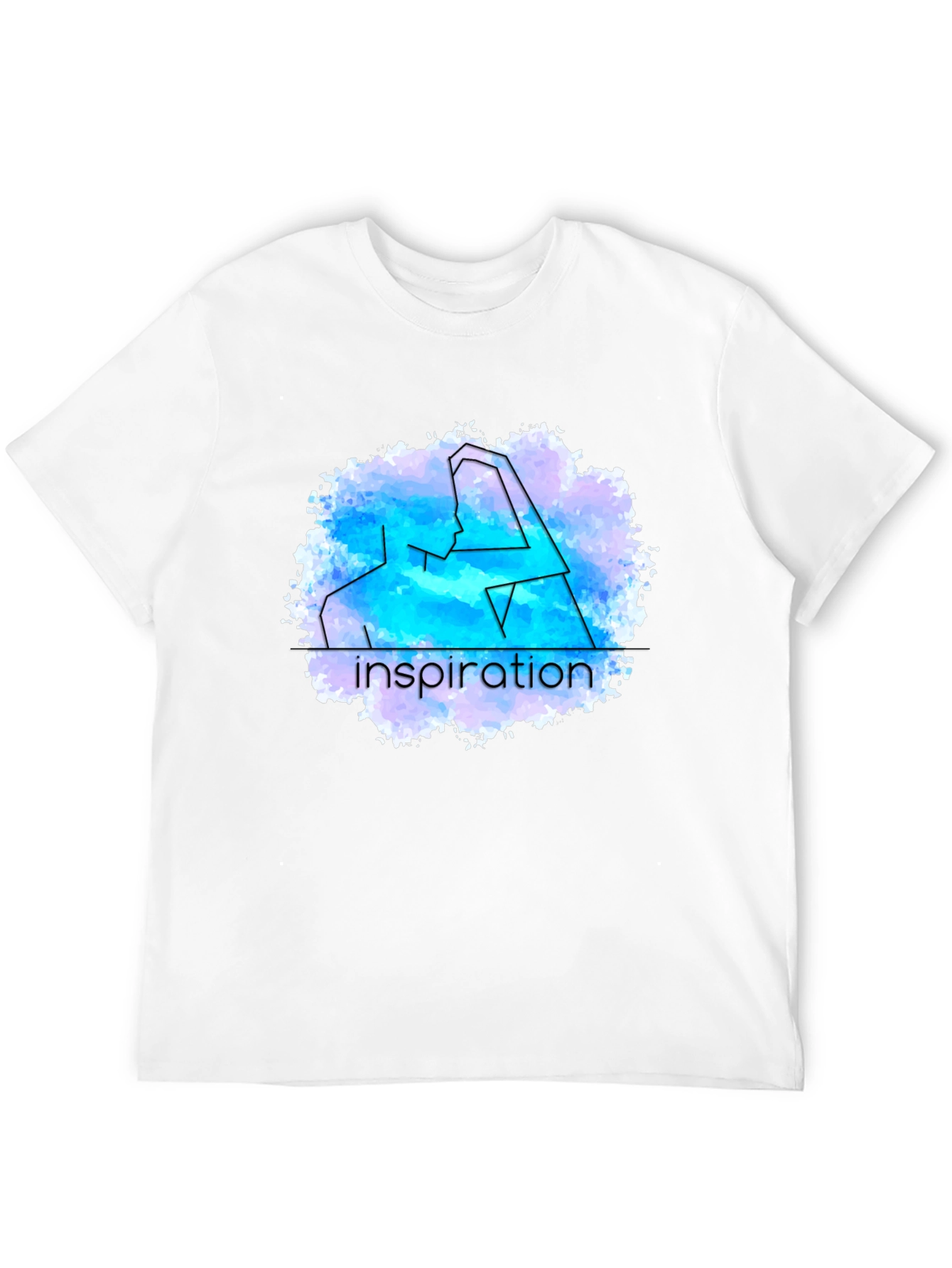 Inspiration Line Art T-Shirt - Modern Graphic Tee