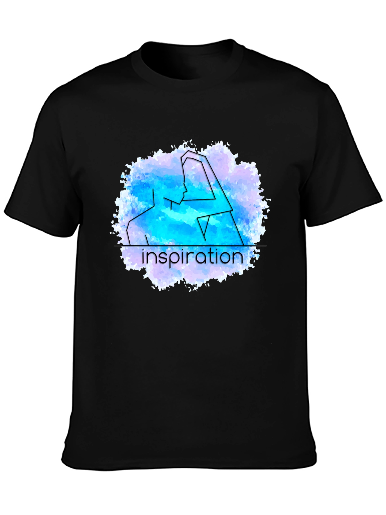Inspiration Line Art T-Shirt - Modern Graphic Tee