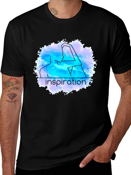 Inspiration Line Art T-Shirt - Modern Graphic Tee