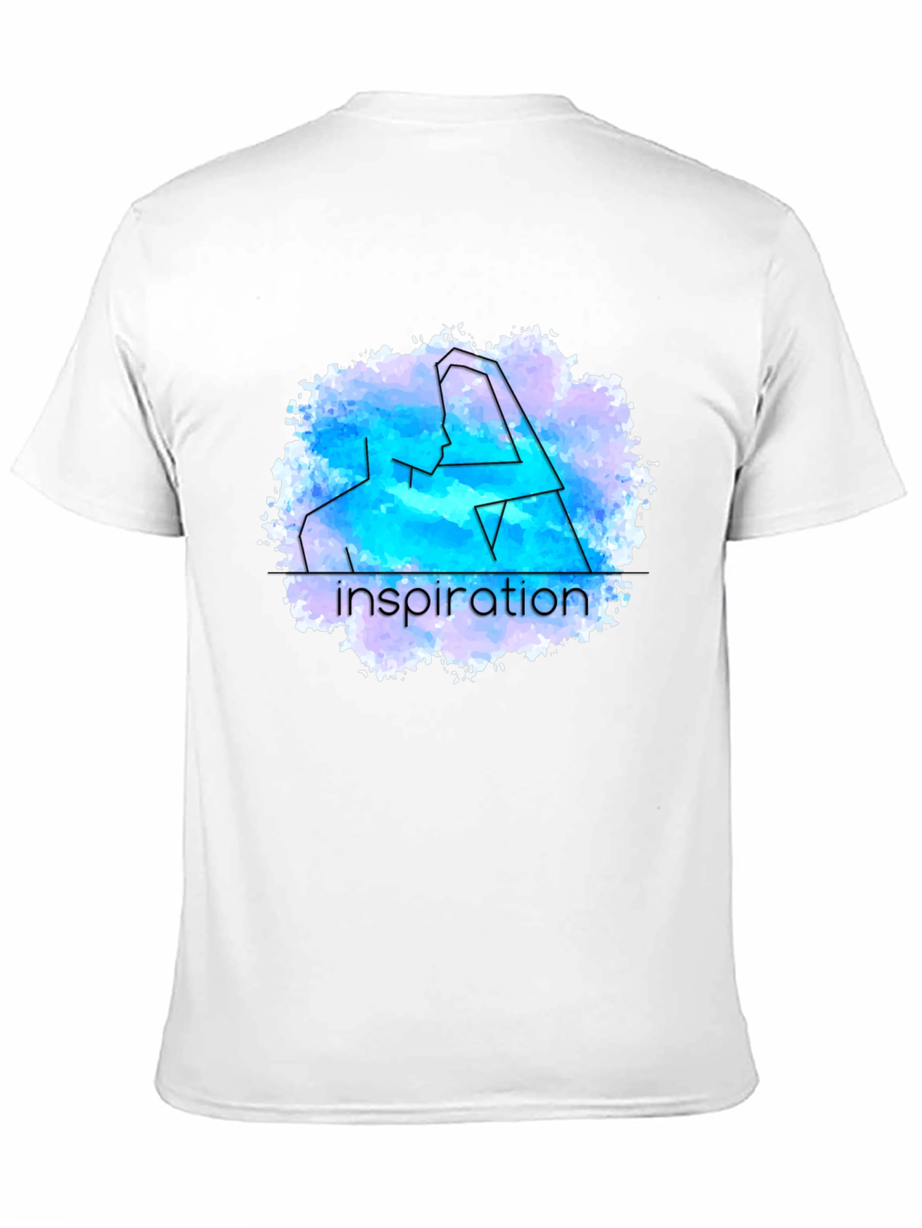Inspiration Line Art T-Shirt - Modern Graphic Tee