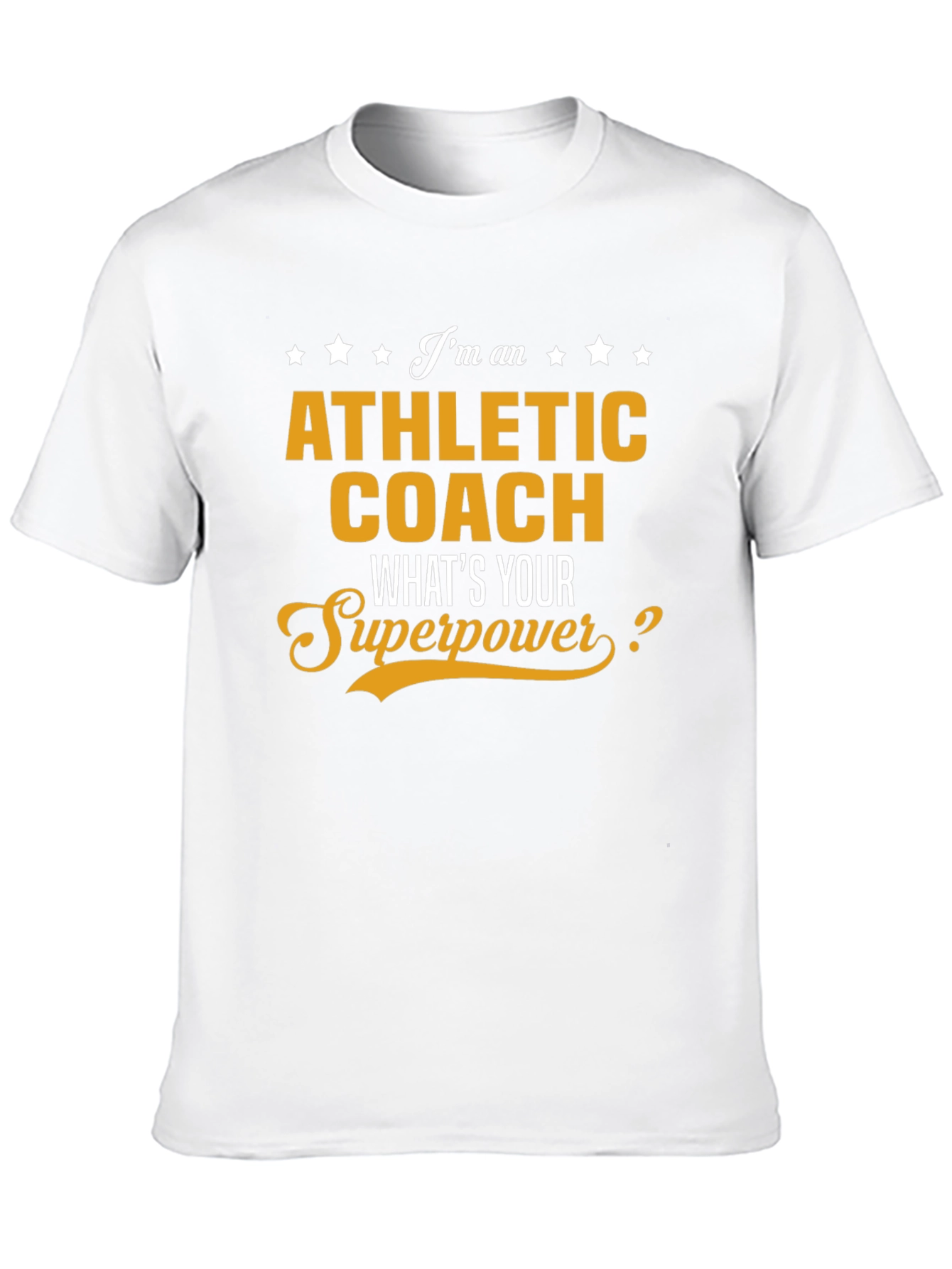 Athletic Coach Superpower T-Shirt Funny Coaching Gift