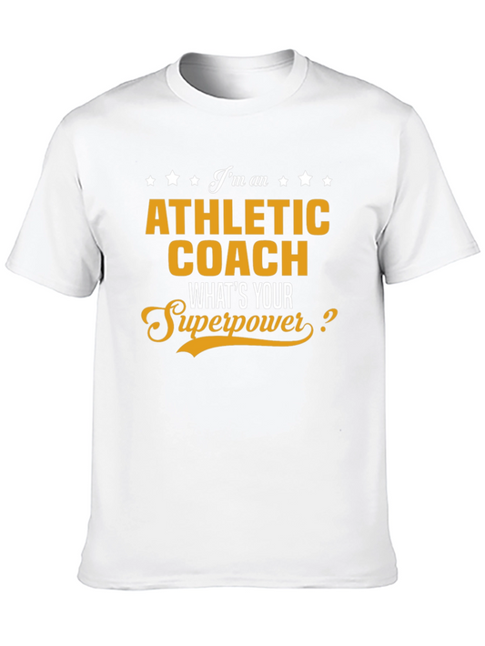 Athletic Coach Superpower T-Shirt Funny Coaching Gift