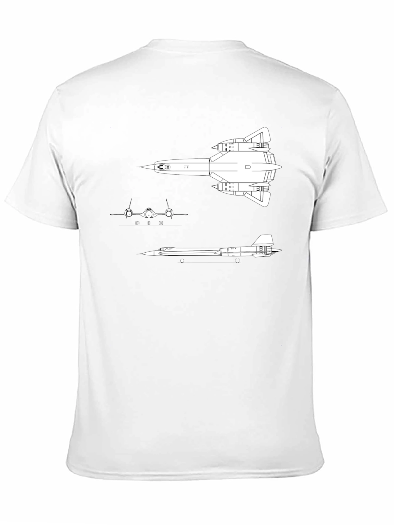 SR-71 Blackbird Blueprint Tee