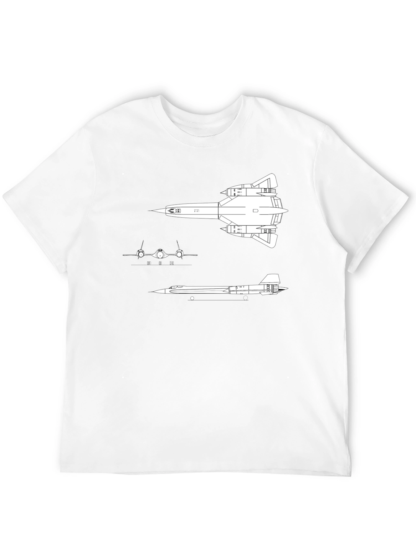 SR-71 Blackbird Blueprint Tee