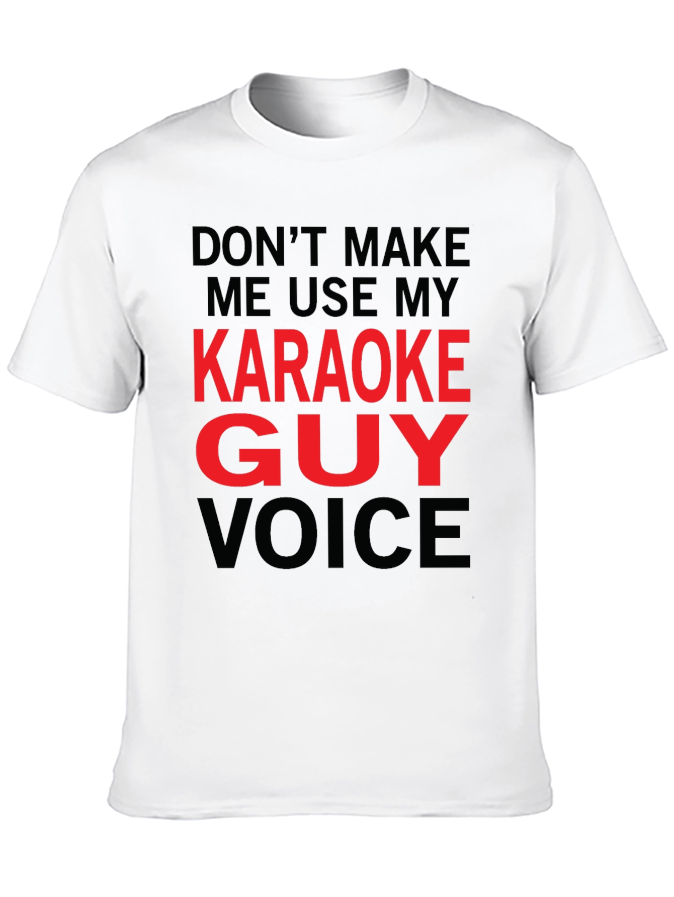 Karaoke Guy Voice Graphic T-Shirt