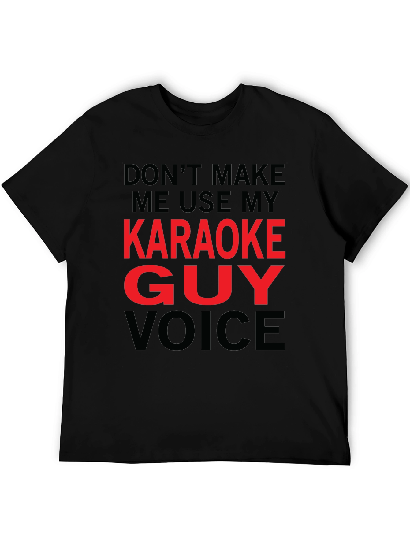 Karaoke Guy Voice Graphic T-Shirt