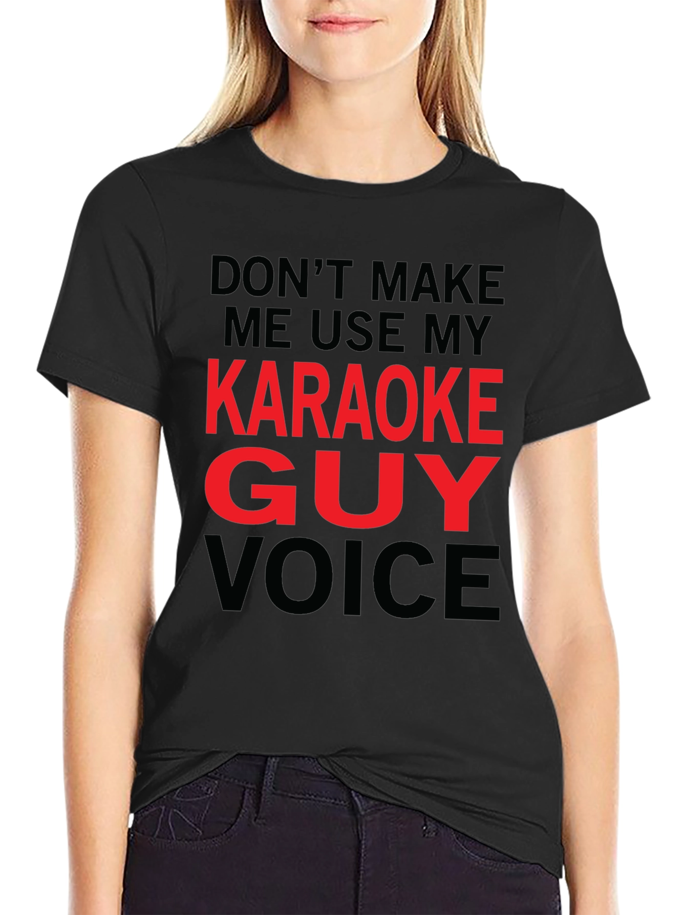 Karaoke Guy Voice Graphic T-Shirt