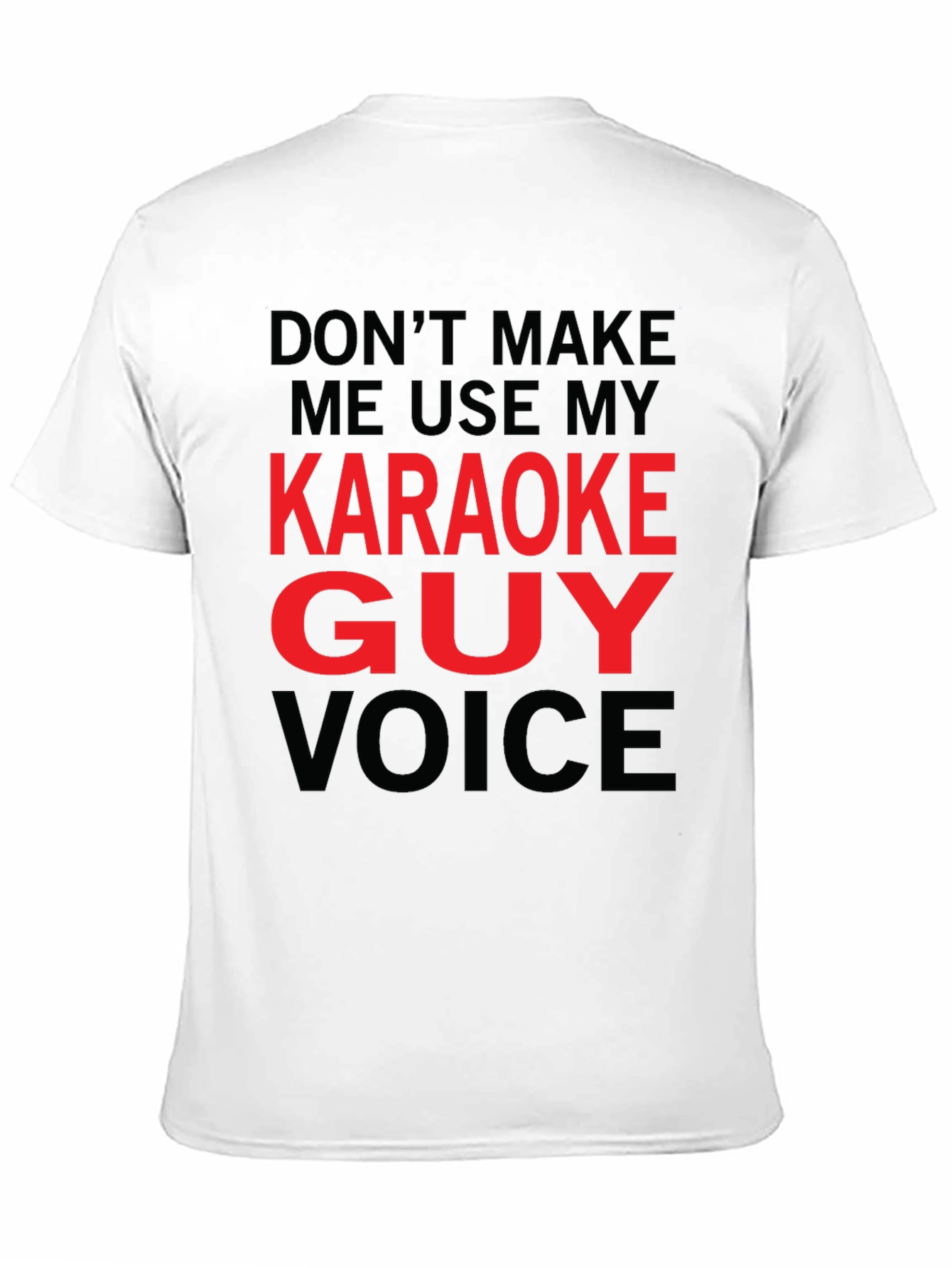 Karaoke Guy Voice Graphic T-Shirt