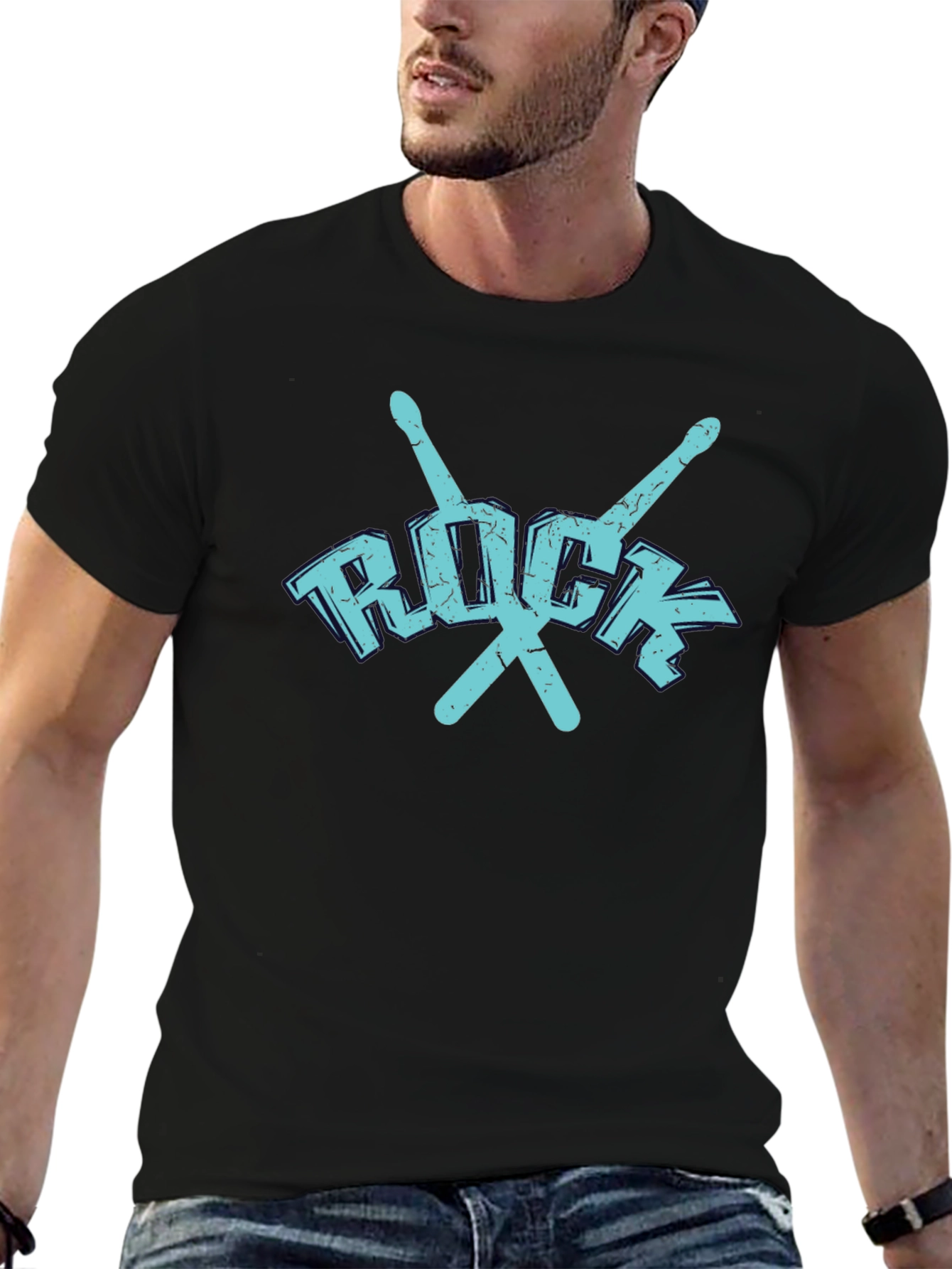 Rock Music T-Shirt - Drumsticks Tee